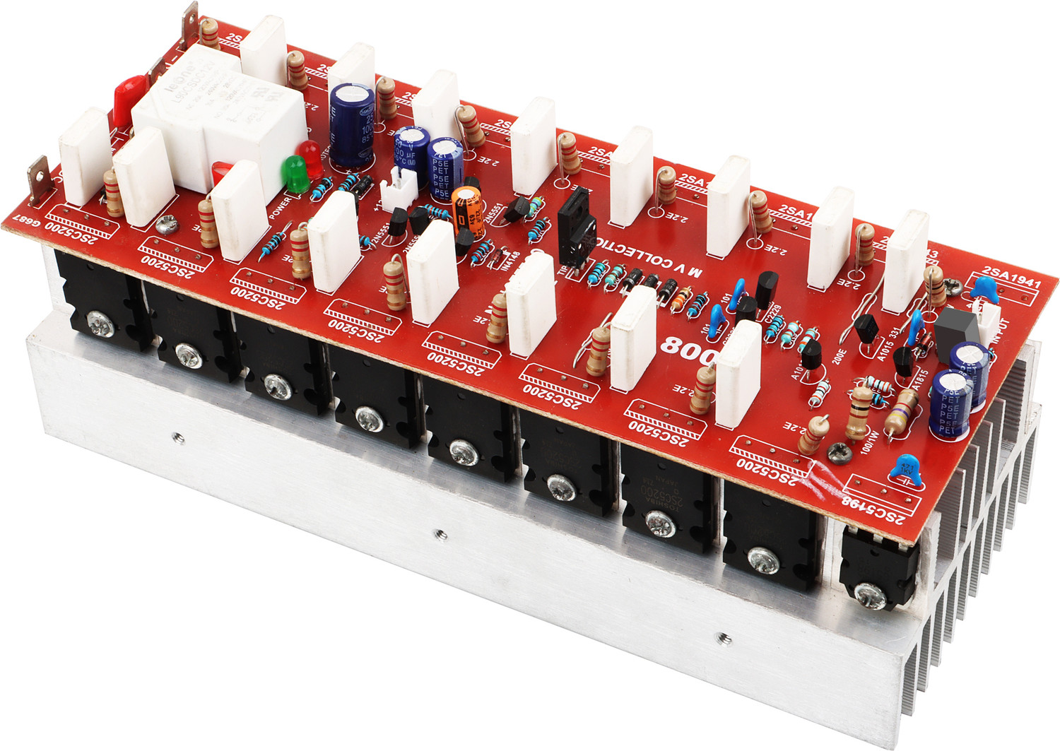 Image of M V COLLECTION 800 WATT MONO WITH SPEAKER PROTECTION 25C5200 PROFESSIONAL AMPLIFIER BOARD Electronic Components Electronic Hobby Kit