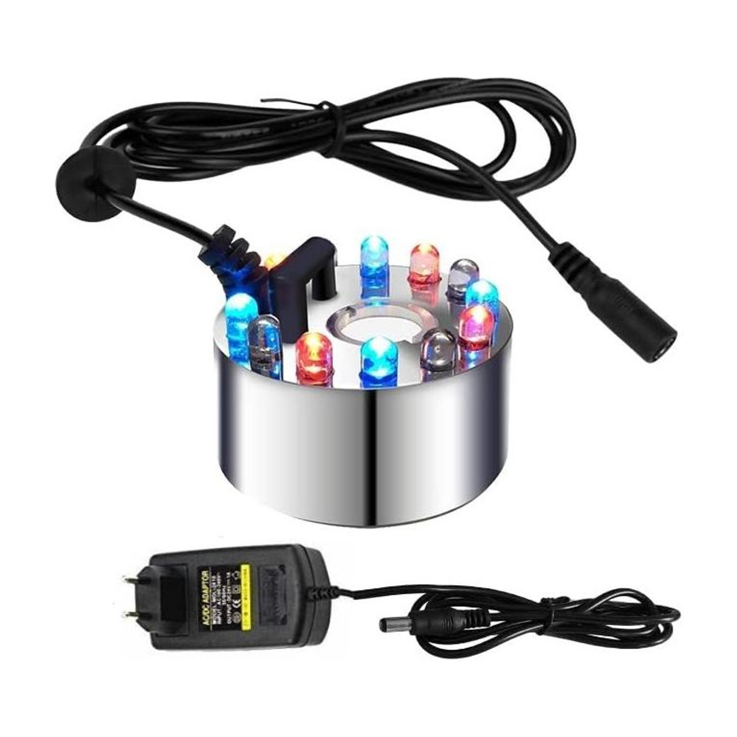 Image of EASTRA QUALITY 24V 12 LED With Adapter Ultrasonic Mist Maker Fogger Power Supply Electronic Hobby Kit