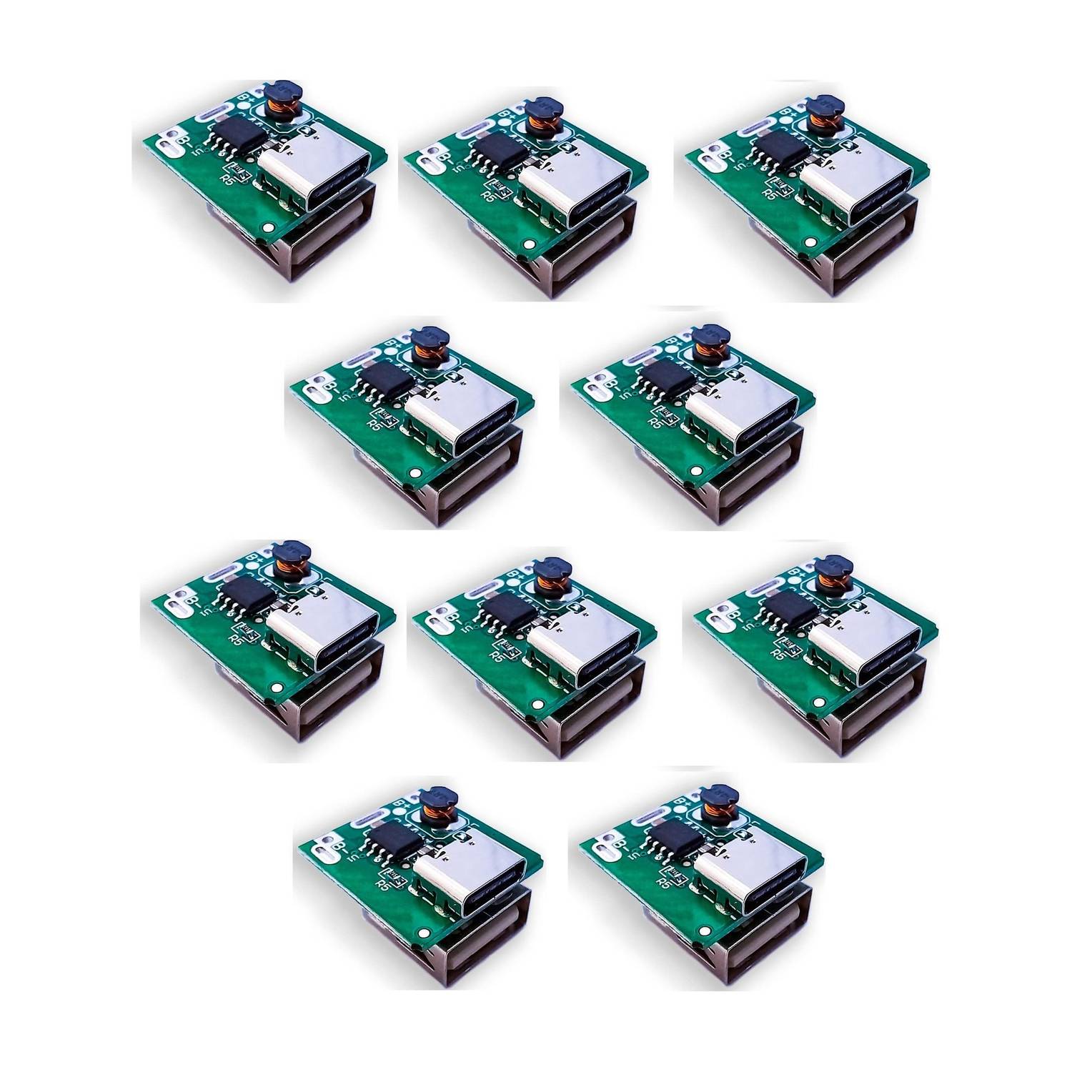 3REE 10 PCS C-Type USB Port to Type A Module/Board kit, Power Supply Electronic Components Electronic Hobby Kit