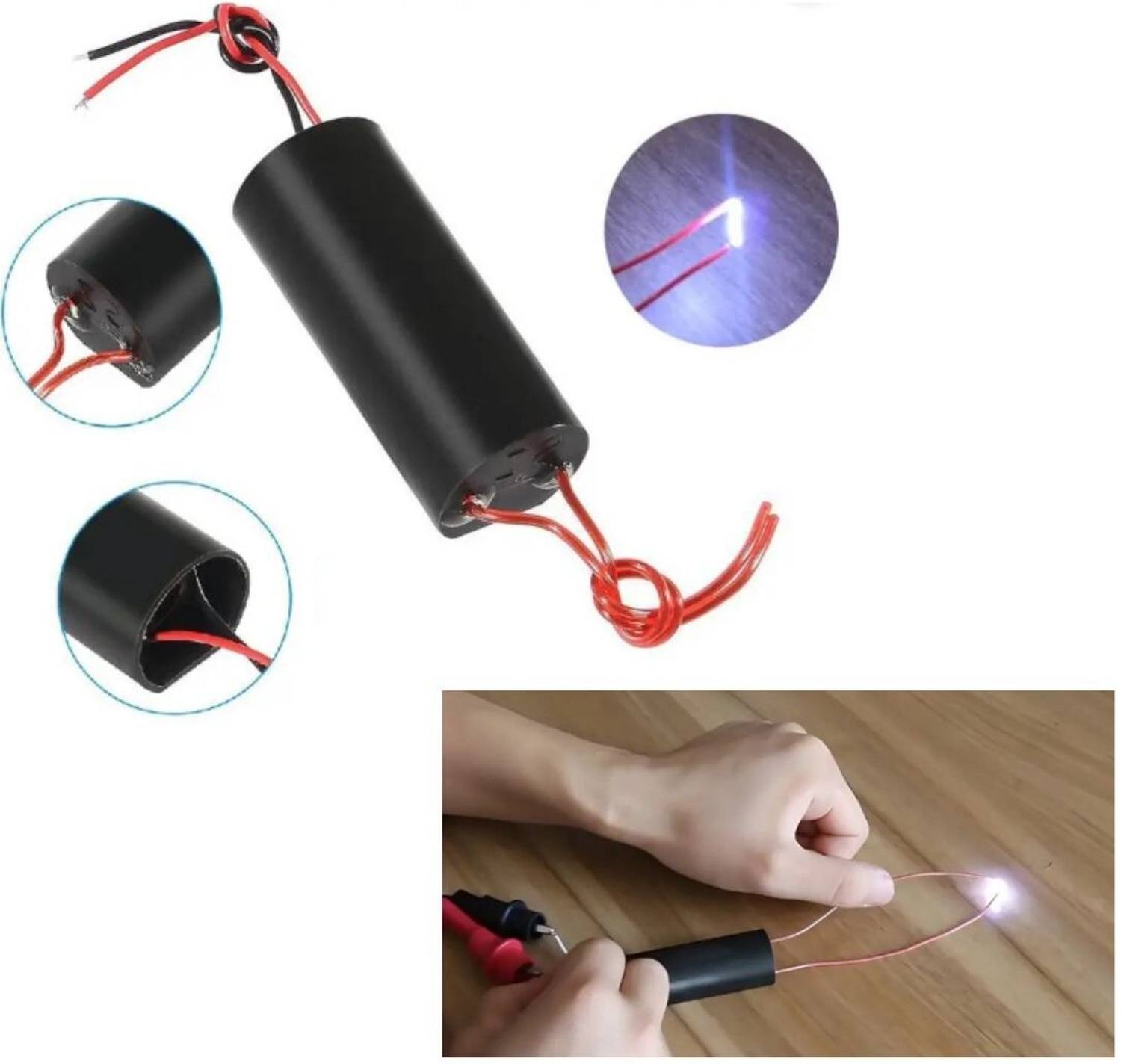 TechSupreme DC 3.7-7.4V to 400KV Boost Step Up Power Module - Image 2