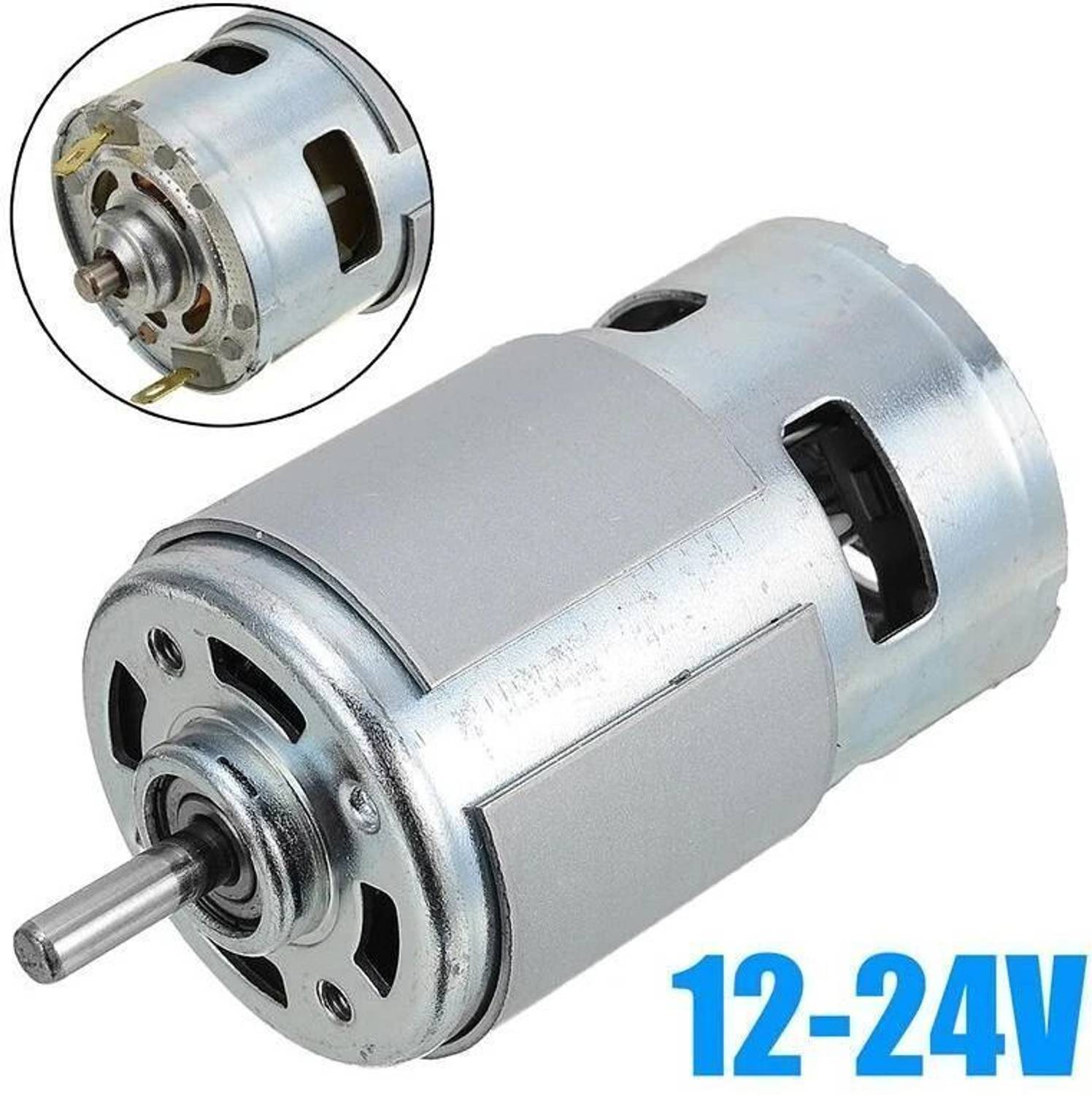 EASTRA 12V-24V 10000-20000 RPM RS-775 DC Motor Kit - Image 2