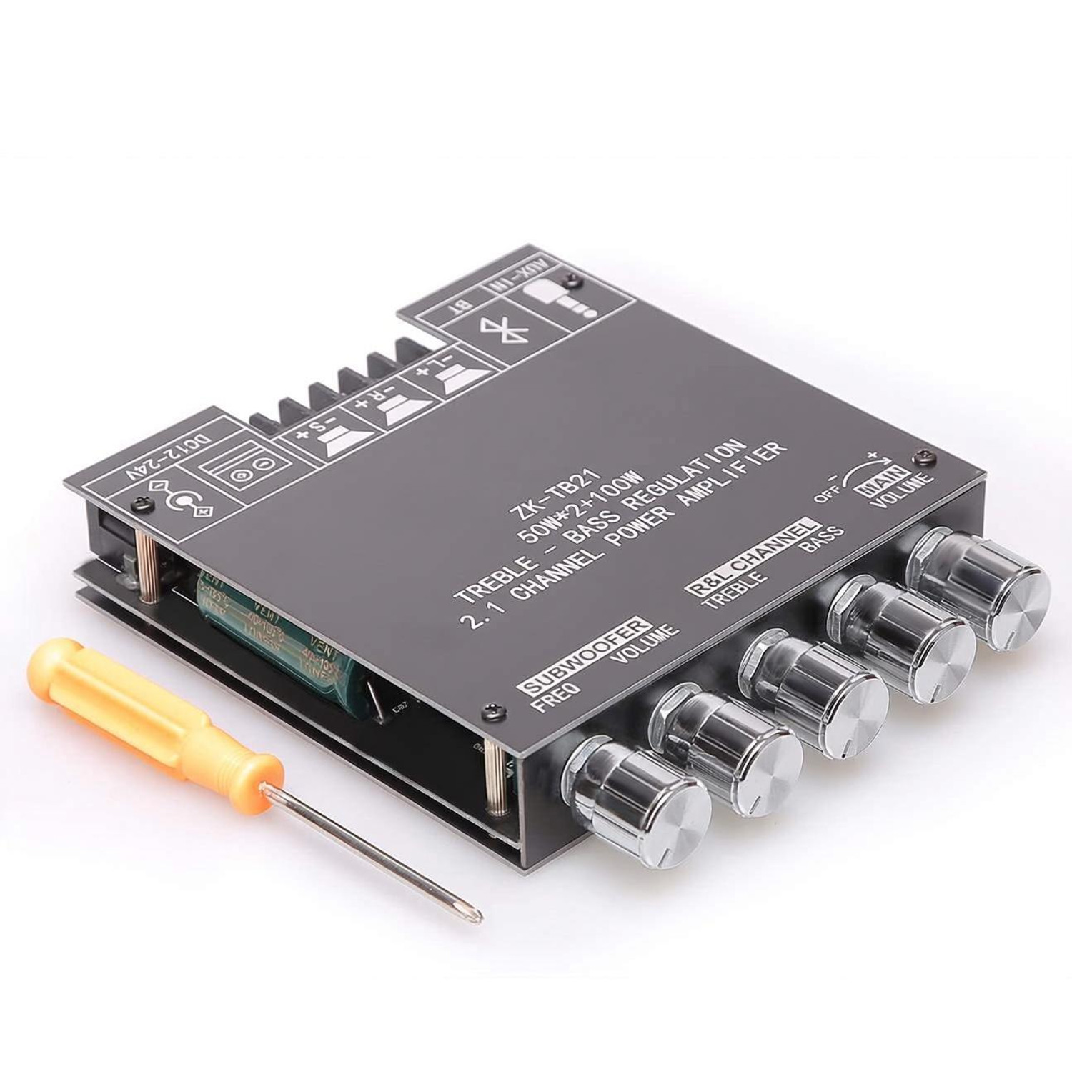 Image of weah ZK-TB21 2.1 Channel Bluetooth Amplifier Electronic Components Electronic Hobby Kit