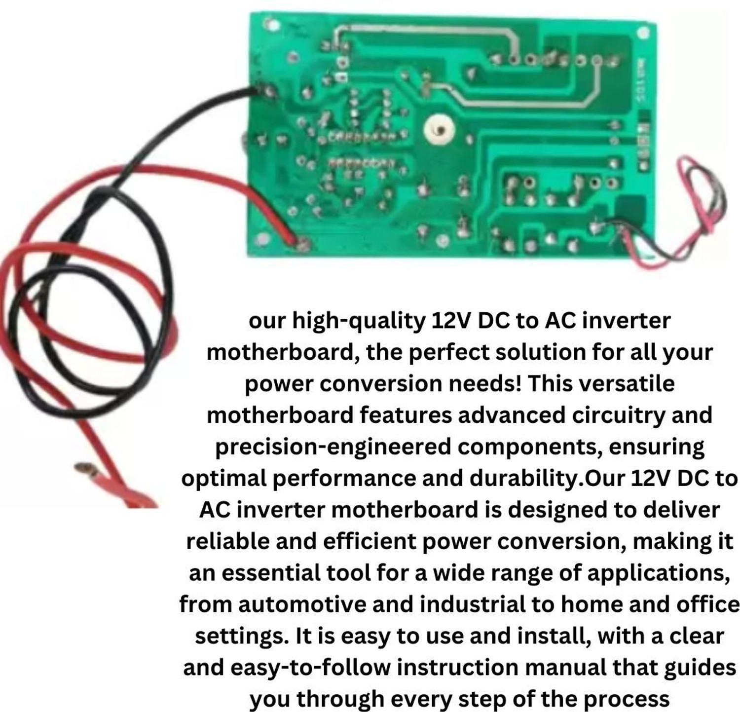 Image of TechSupreme 12 volt DC to AC Converter 150 W mini invertr circuit Micro Controller Board A1 Electronic Components Electronic Hobby Kit