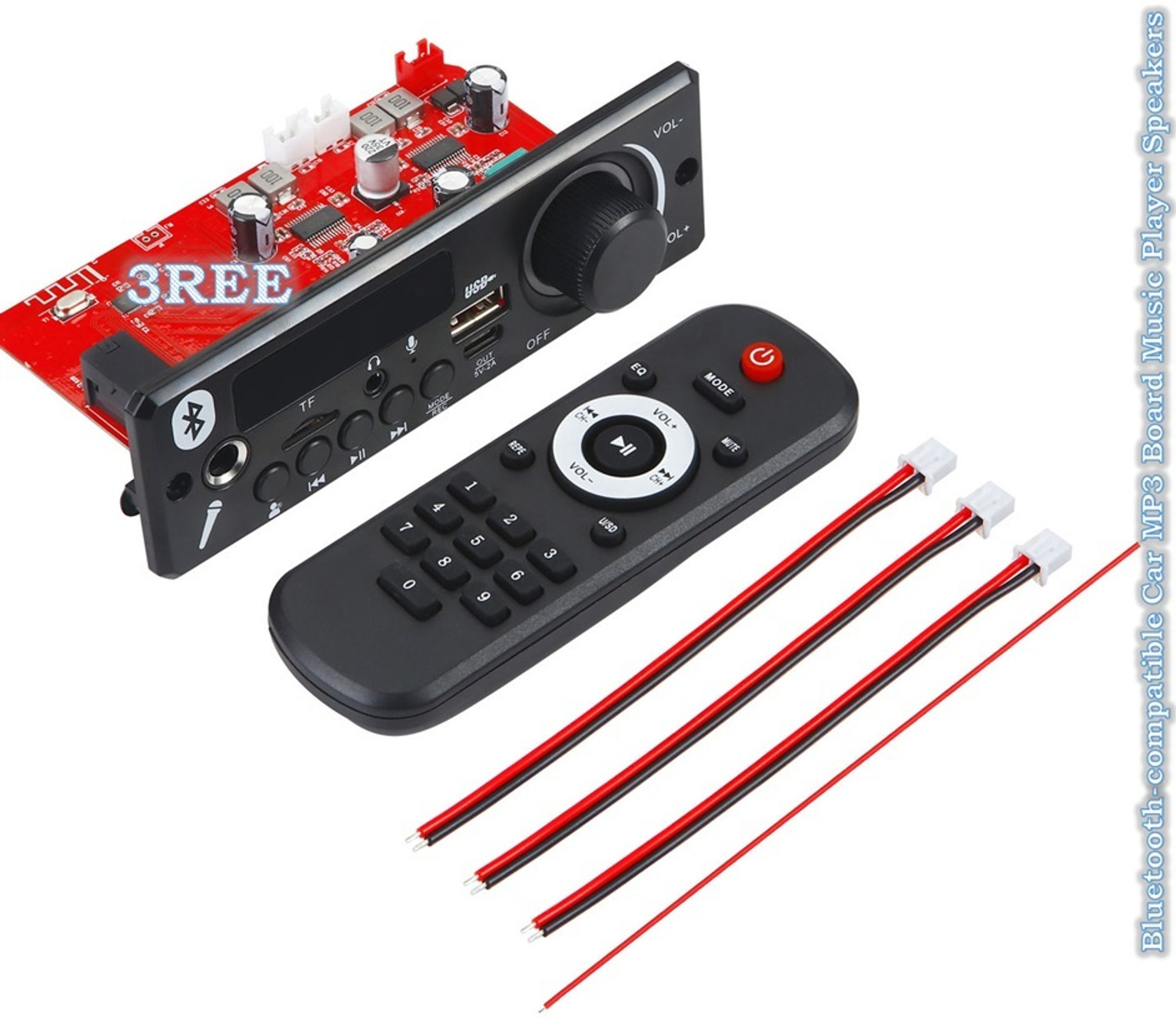 Image of 3REE HIGH QULITY Bluetooth-compatible Car MP3 Board Music Player Speakers Electronic Components Electronic Hobby Kit