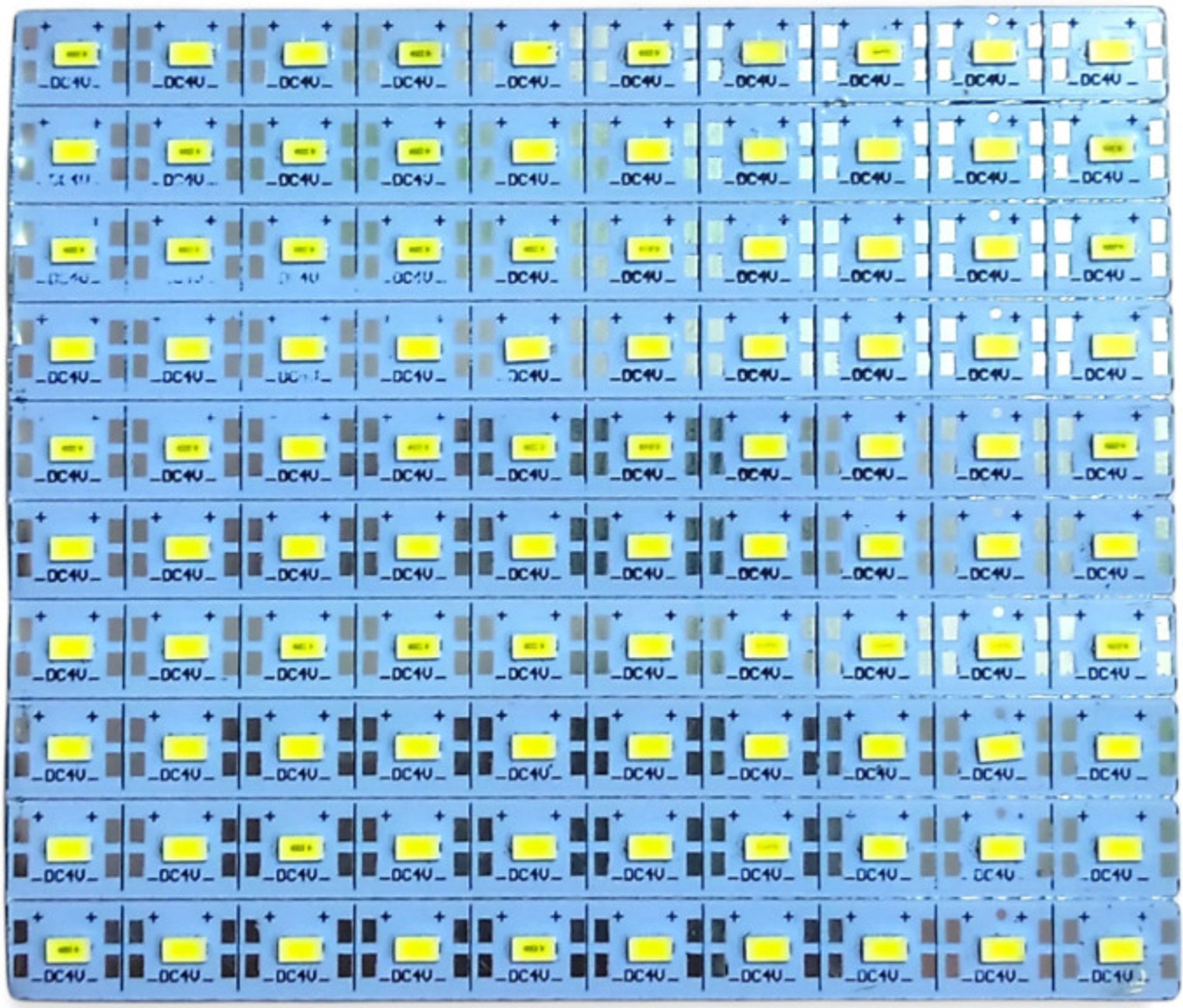 Image of Pal Componants 4v 100LED Strip Aluminium Light Bulbs,White Color LED Module Electronic Hobby Kit