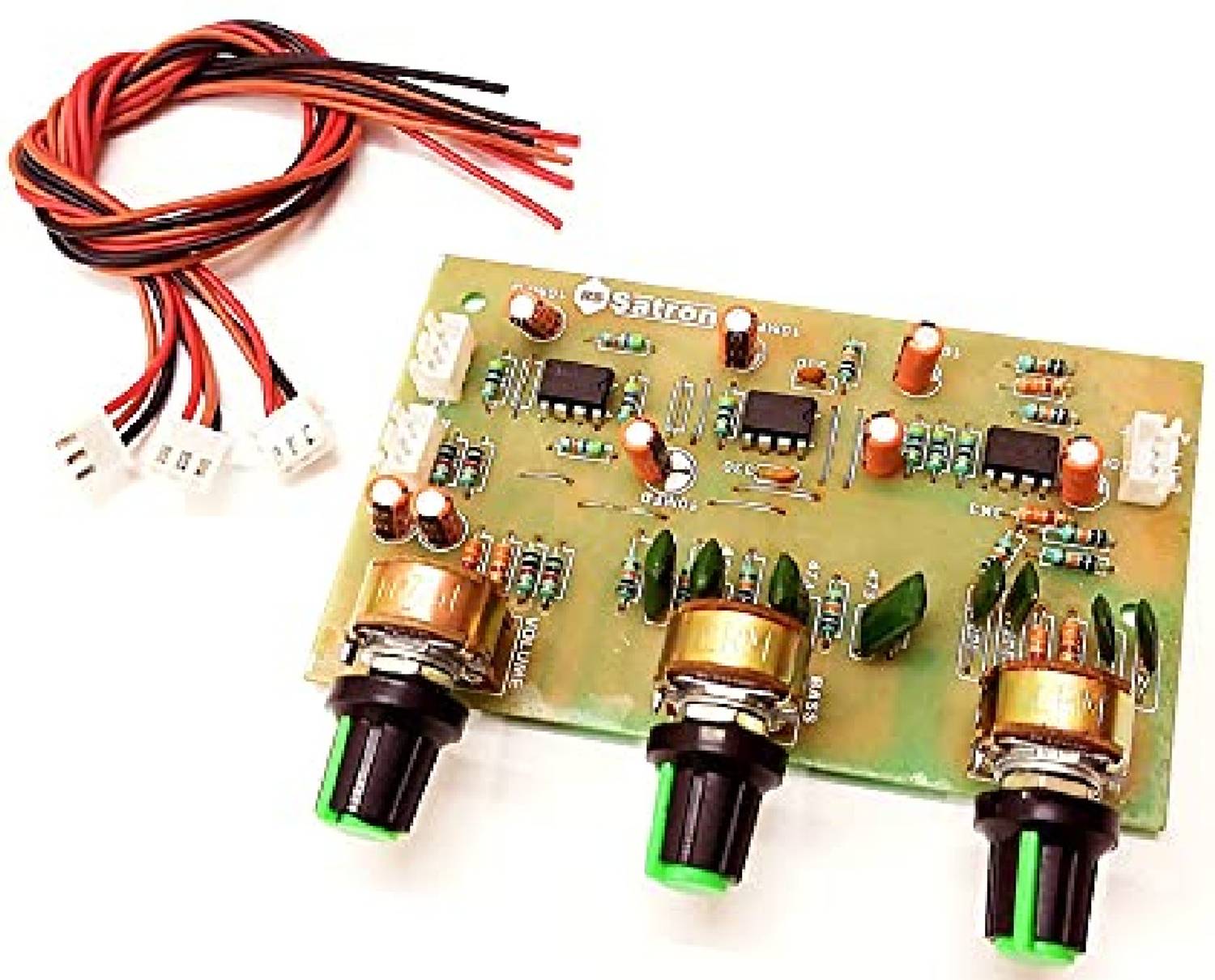 3REE HIGH QUALITY 4558 Based Bass Treble Pre-Amplifier Tone Board Audio Electronic Components Electronic Hobby Kit