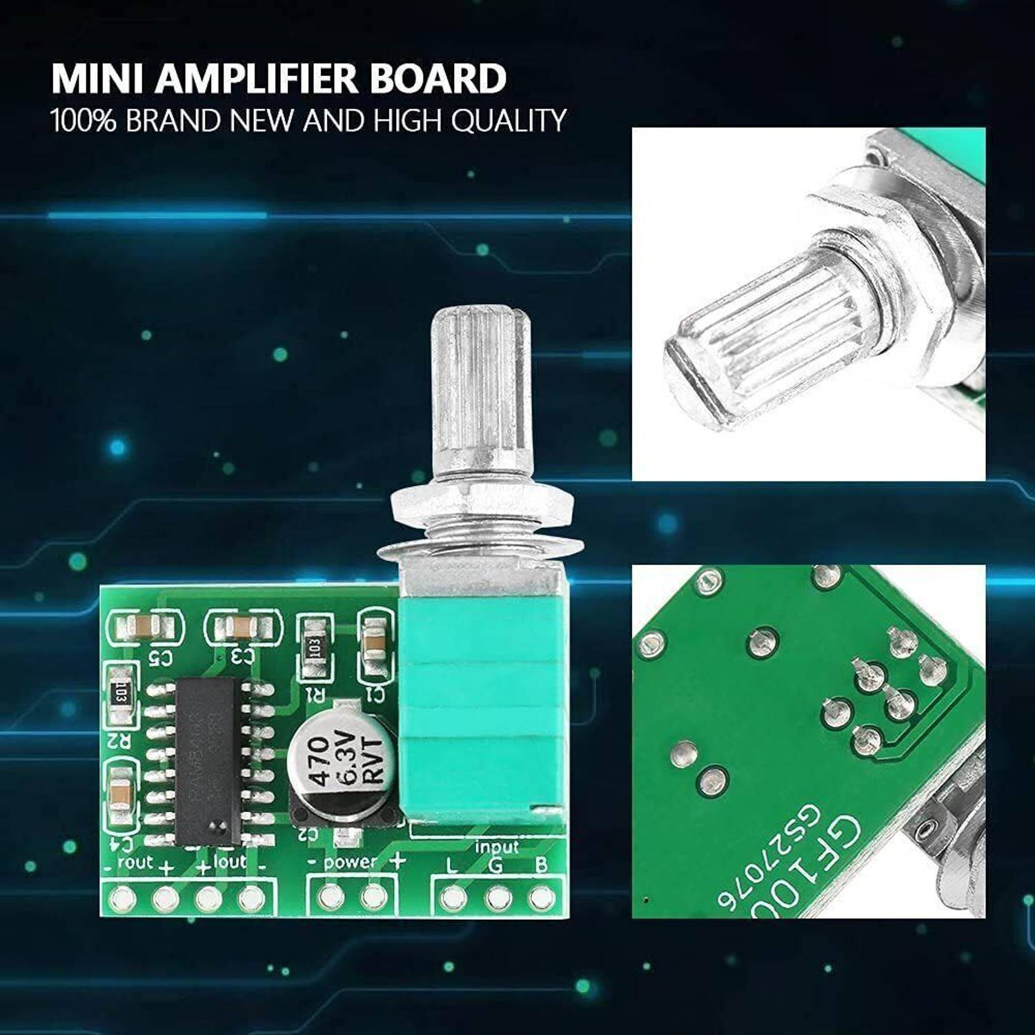 Malati PAM8403 3W+3W Stereo Amplifier Board - Image 3