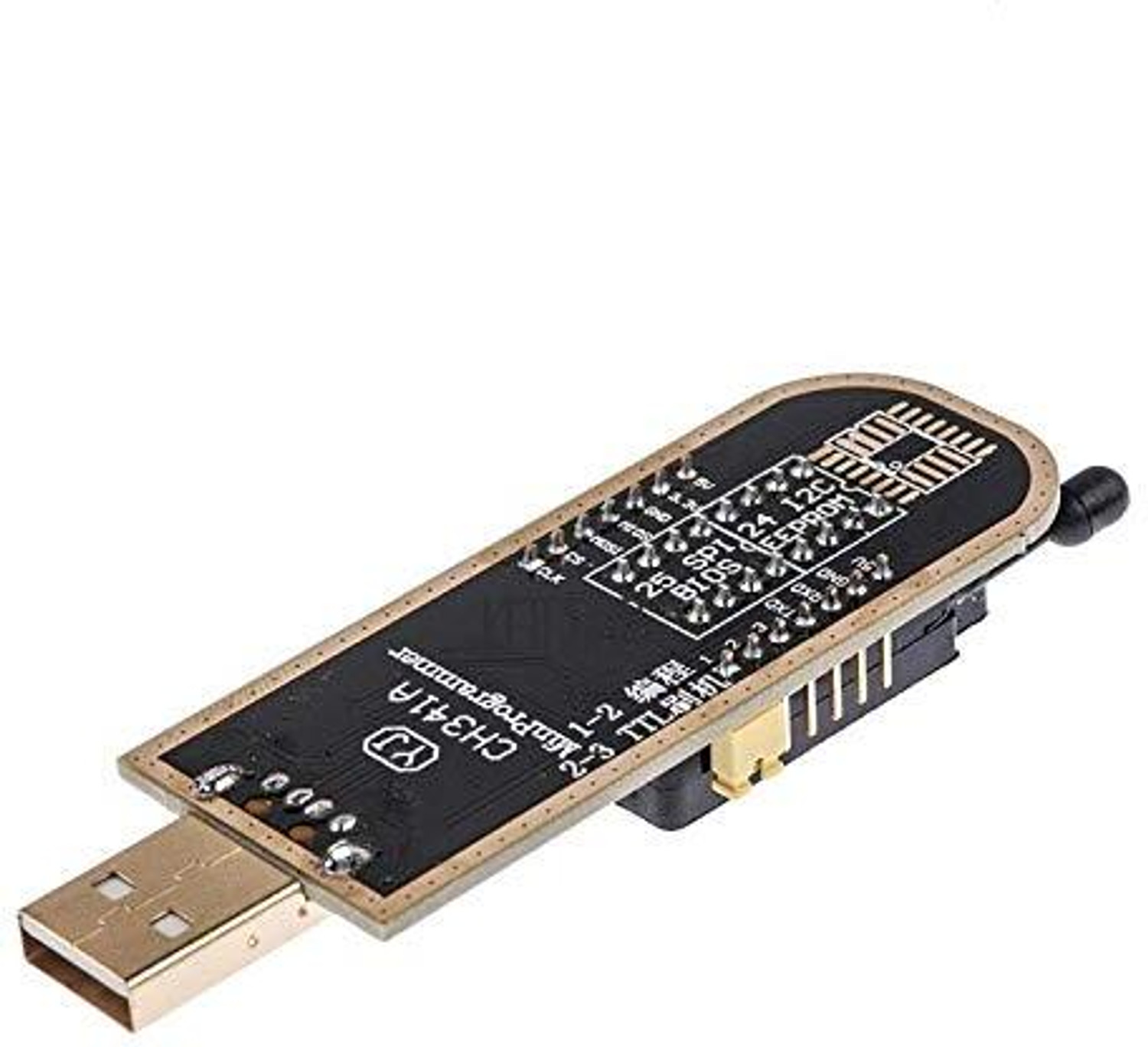 Image of keertan kalp USB Programmer CH341A Series Burner Chip 24 Eeprom Bios Electronic Components Electronic Hobby Kit