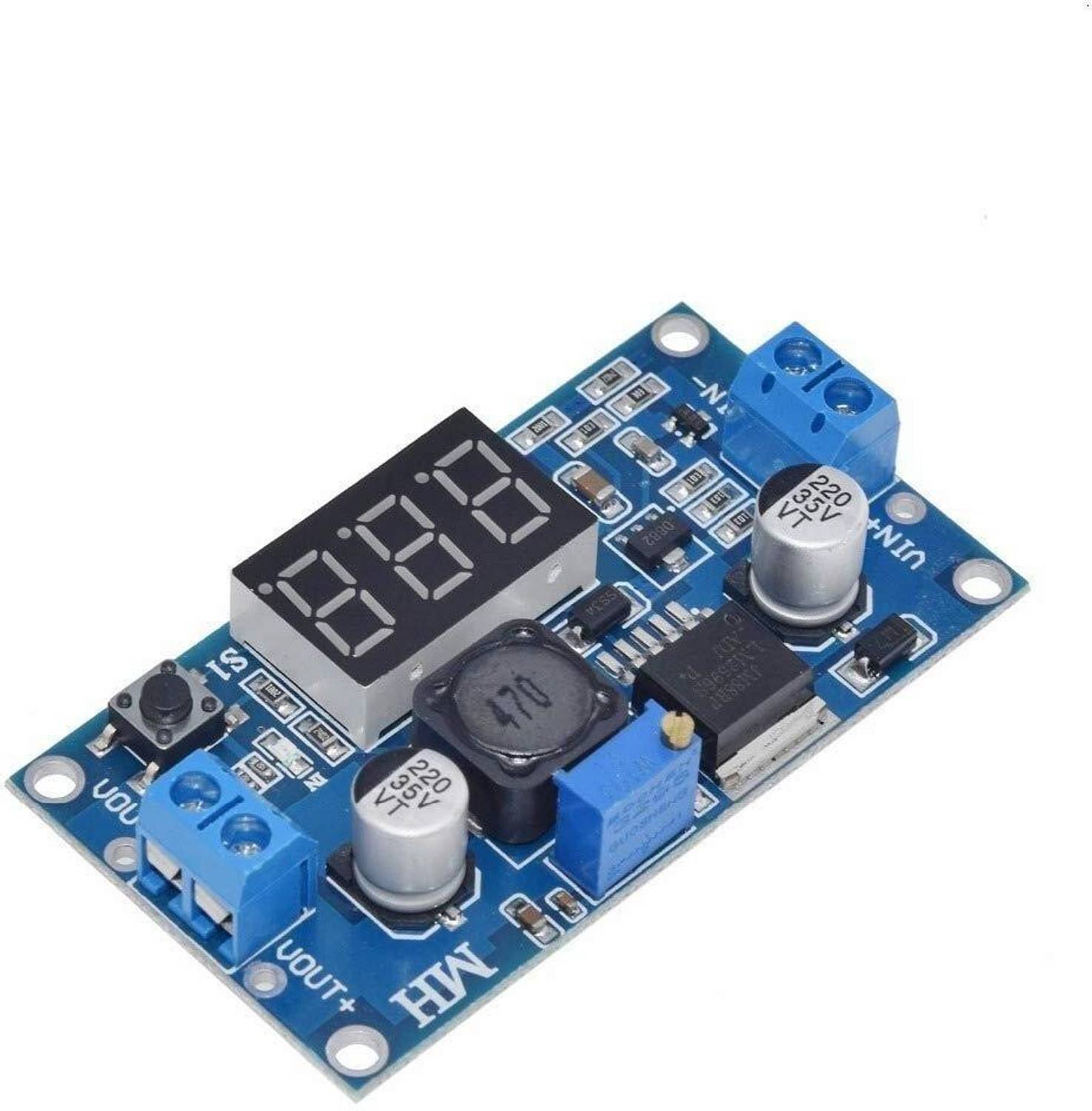 amiciSmart 3.0-40V to 1.5-35V Power Supply DC to DC Buck Converter Step Down Module Alternative Energy Electronic Hobby Kit