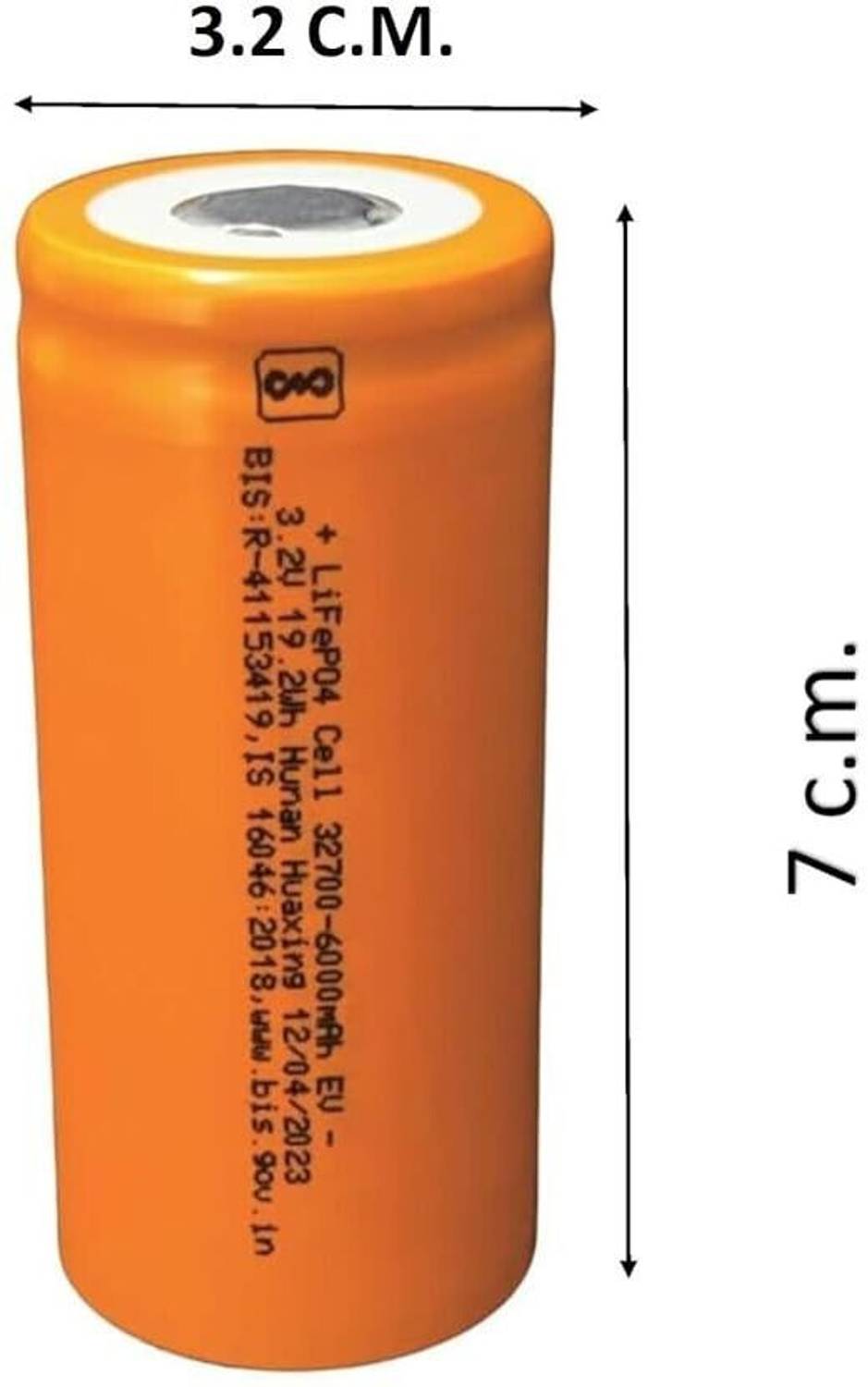 HouseOfCommon 2x 32700 LiFePO4 6000mAh 32V Battery - Image 3