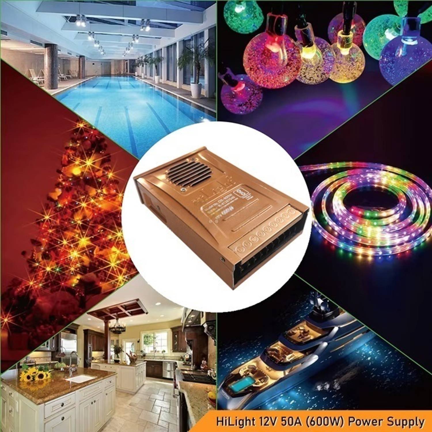 SG Flash 12V 50A 600W SMPS Power Supply - Image 3