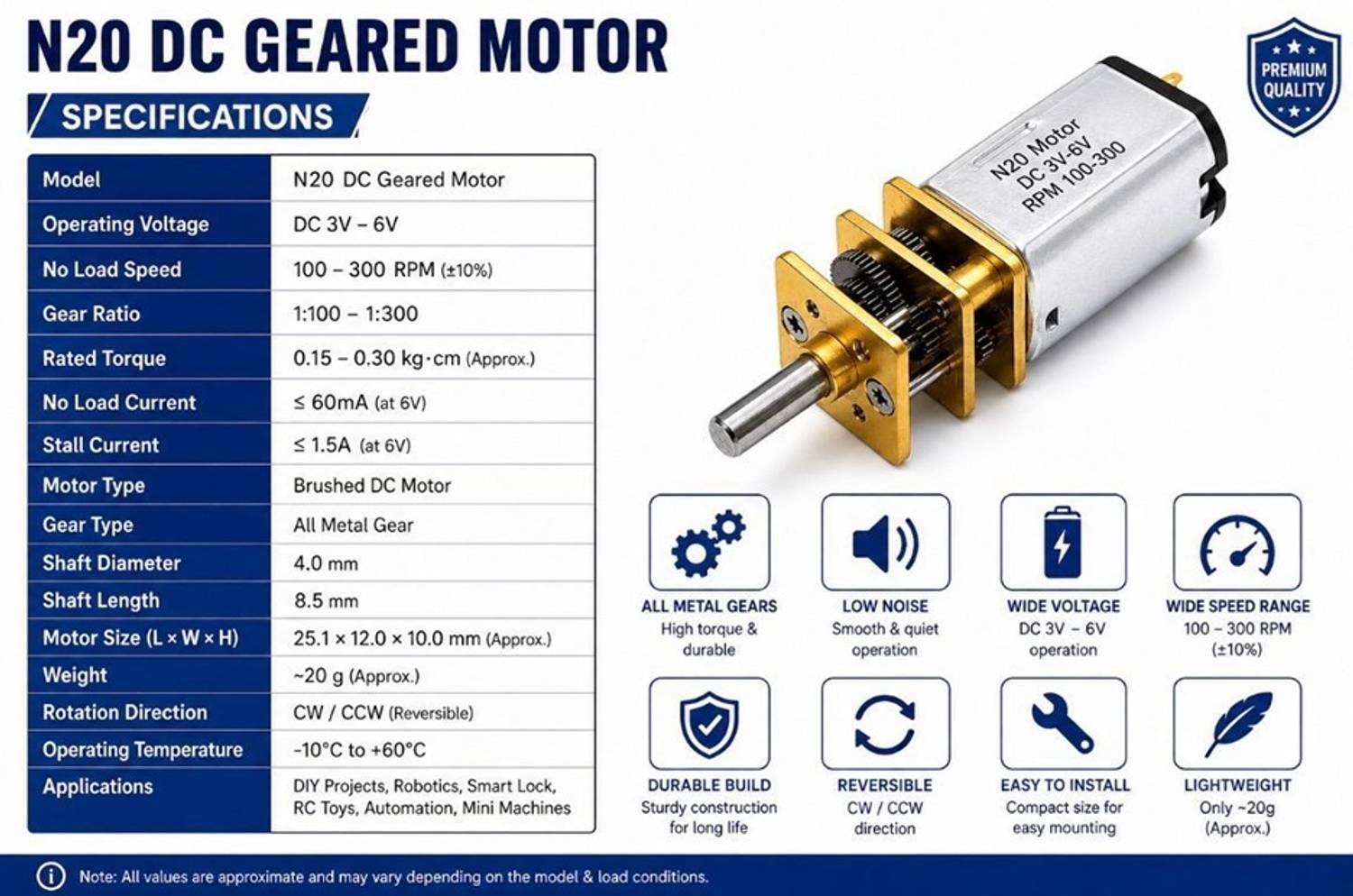 3REE N20 Motor (Pack of 4) - Image 5