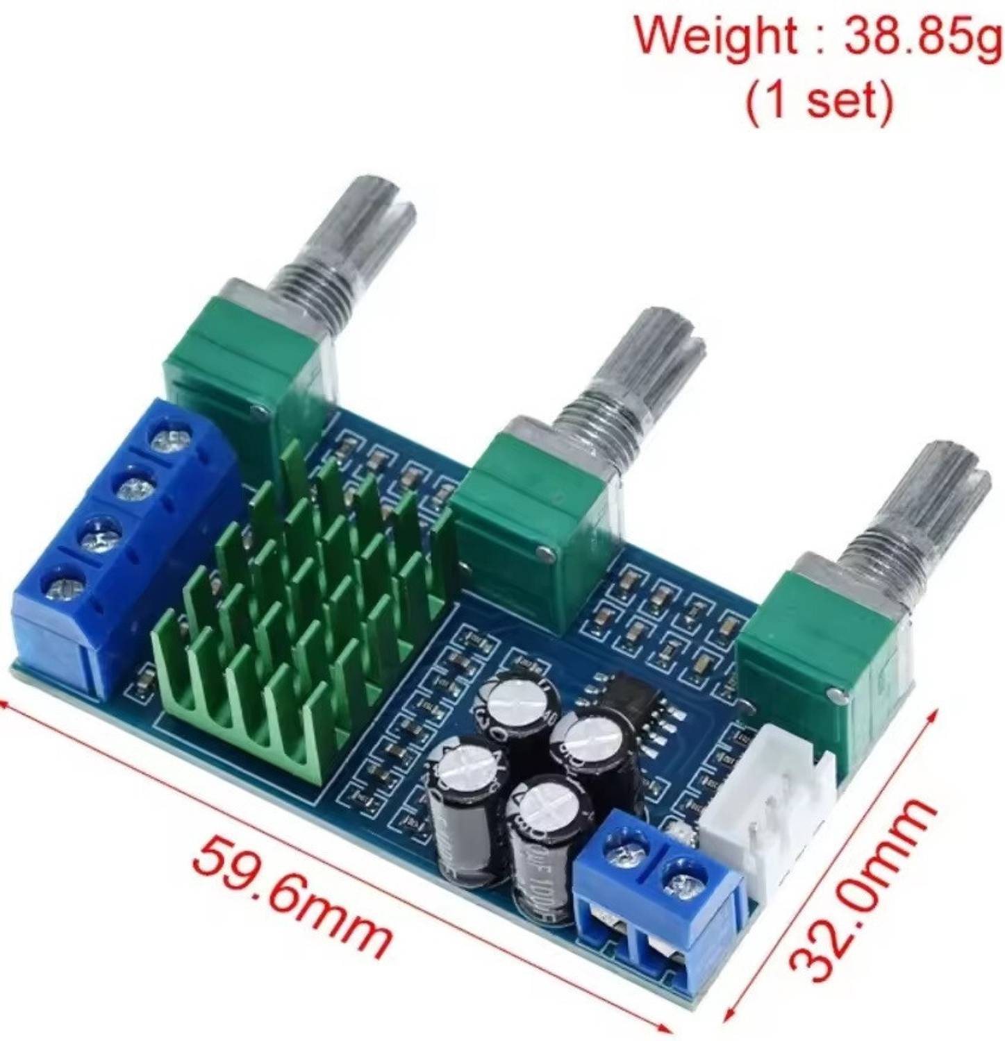 HouseOfCommon TPA3116D2 12-24V 2X80W Audio Amplifier - Image 2
