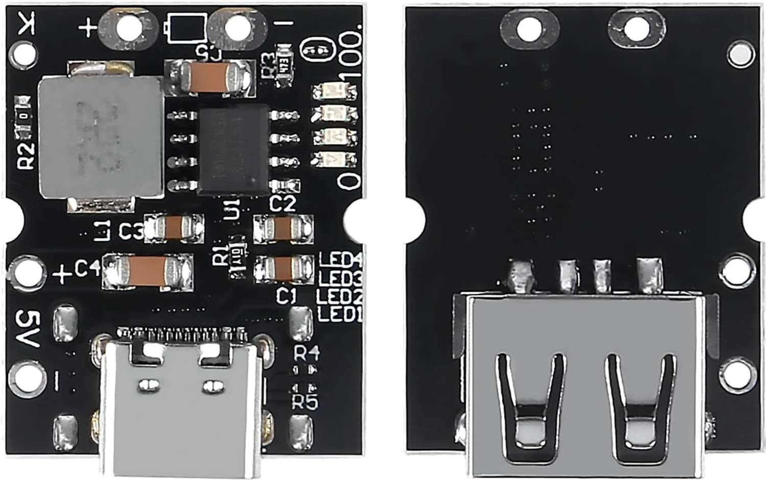 Image of EASTRA PACK OF 3 5V2A Booster module High precision Type-C Electronic Components Electronic Hobby Kit