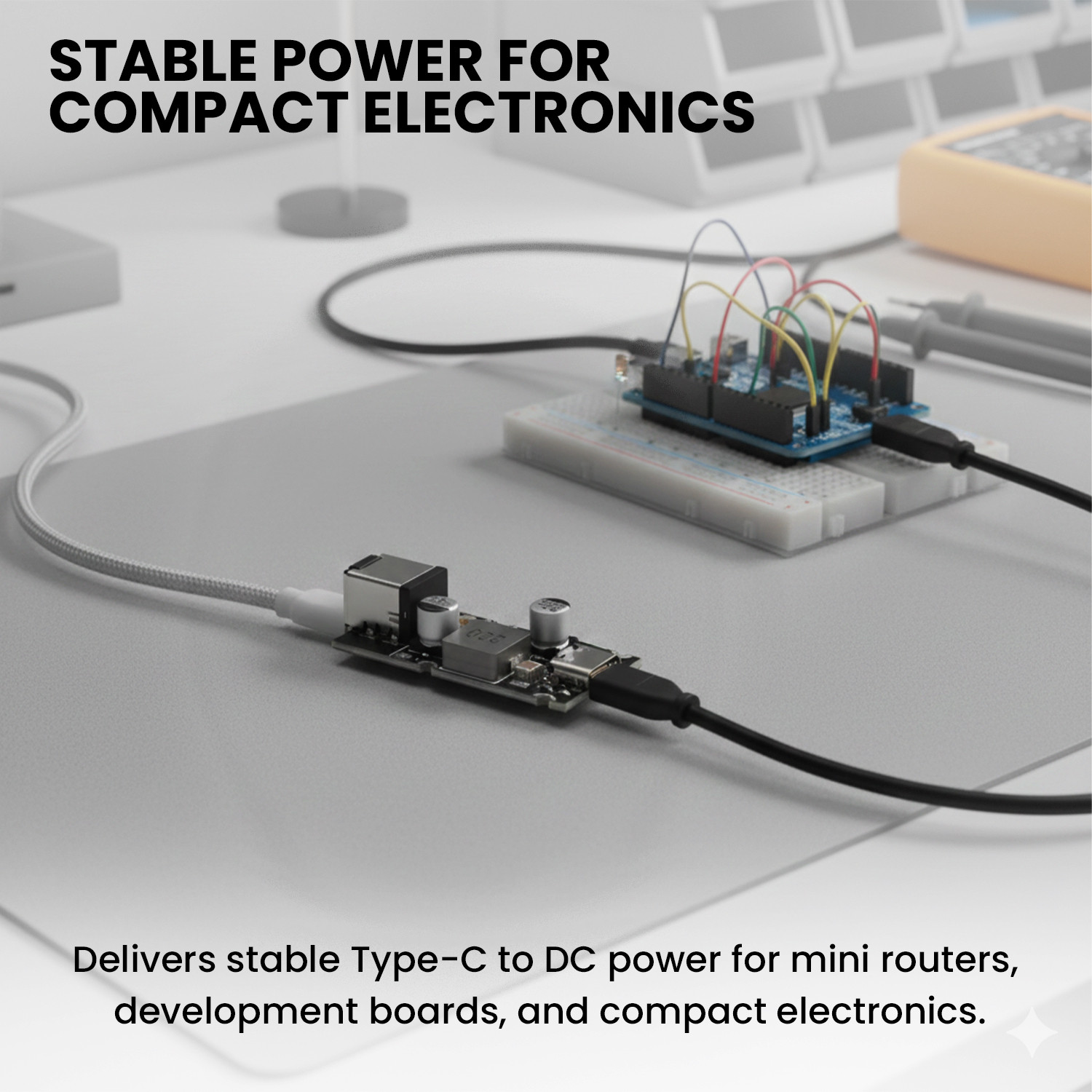 Image of amiciSolar 65W USB-C Fast Charger Module PD3.1 QC4.0 DC 8-30V DIY Electronic Components Electronic Hobby Kit