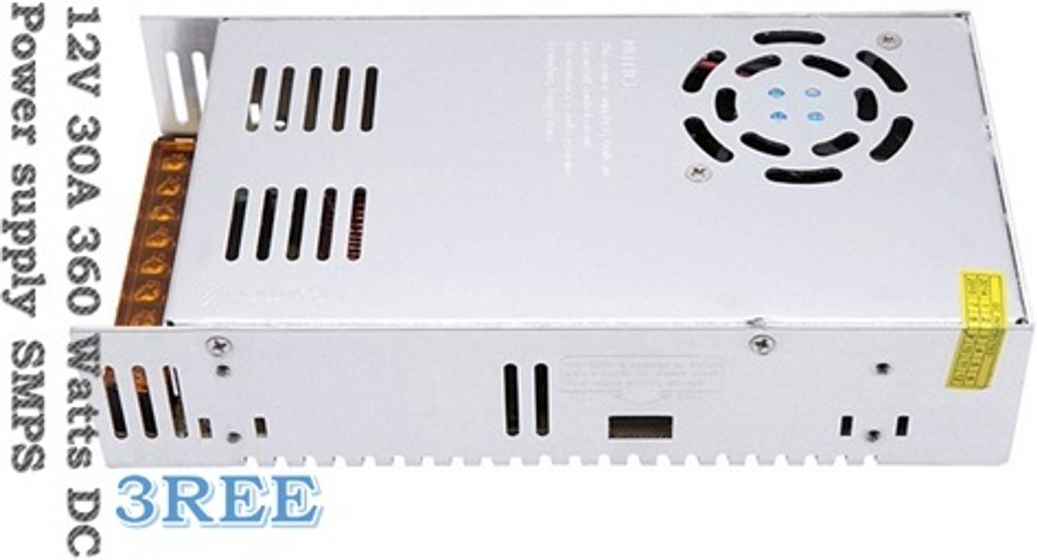 3REE PREMIUM QULITY 12V 30A 360 Watts DC Power supply SMPS Power Supply Electronic Hobby Kit