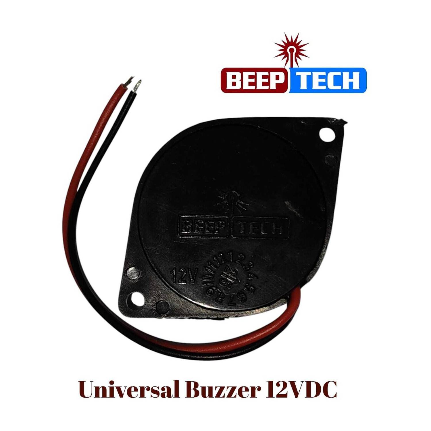 BEEPTECH Electronics Buzzer 12VDC 2Wires for Universal Bikes Indicator,Alarm,Toye Electronic Components Electronic Hobby Kit