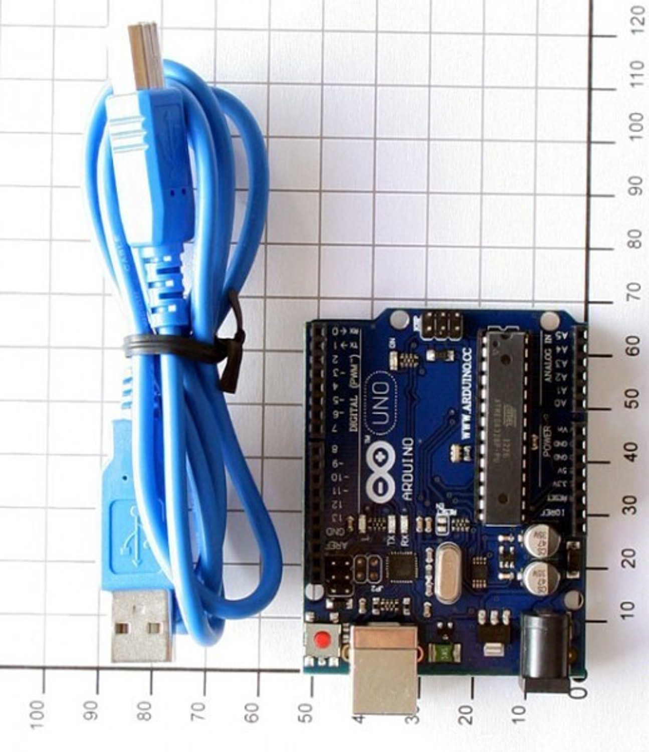 Image of R&D A-Arduino UNO R3 Board ATmega328P ATmega16U2 with FREE USB Cable Electronic Components Electronic Hobby Kit