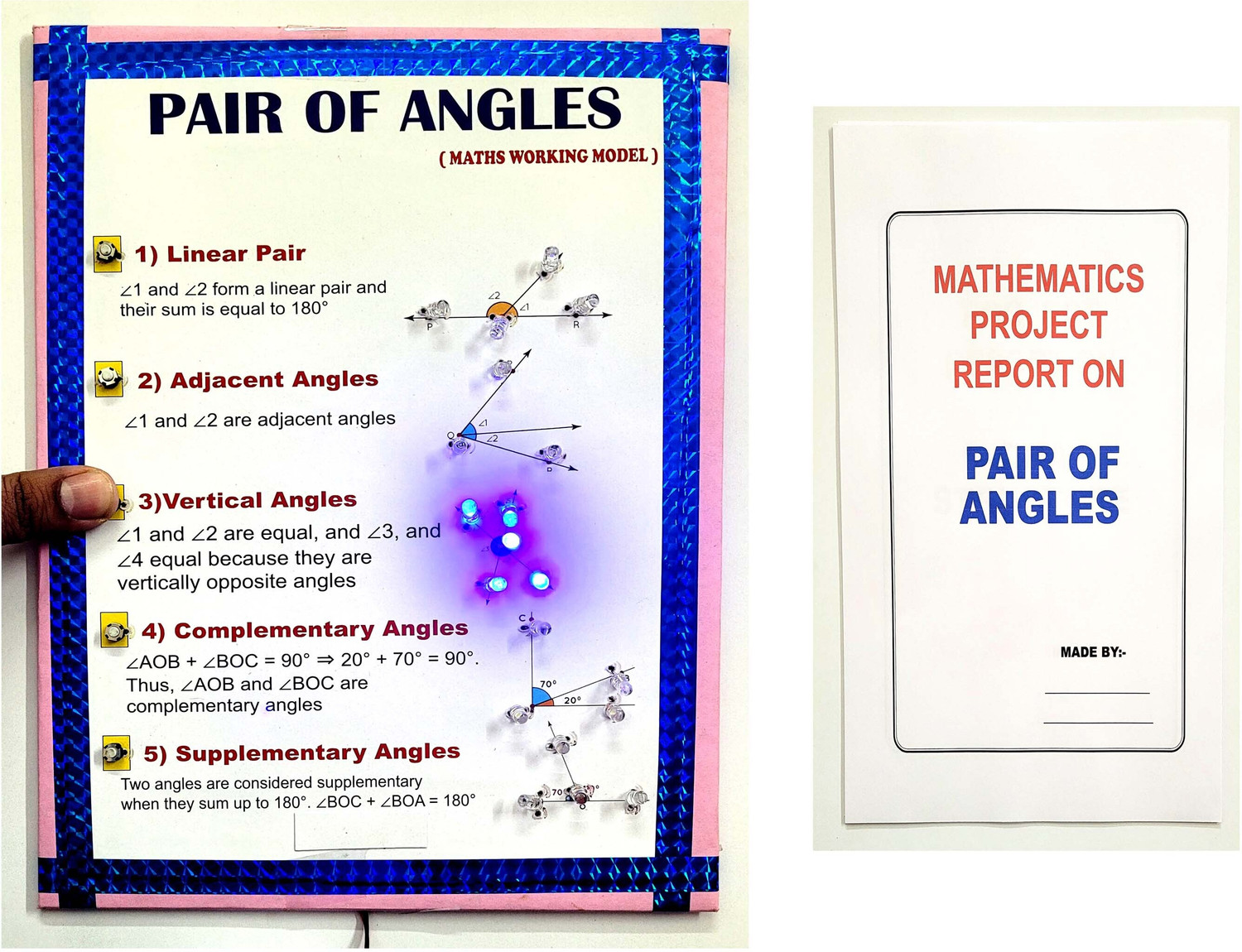 ONTEX ELECTRONICS Pair and Types of Angles Educational Maths Working ...