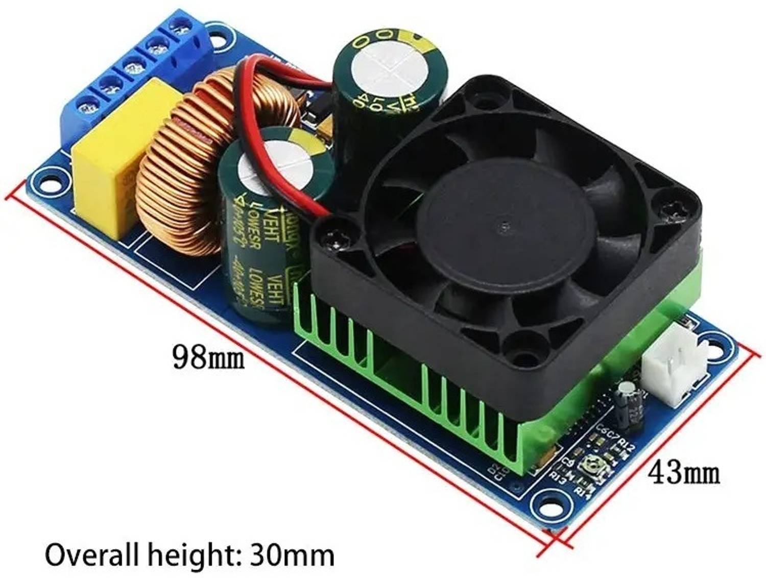 EASTRA IRS2092 500W Digital Audio Amplifier - Image 2