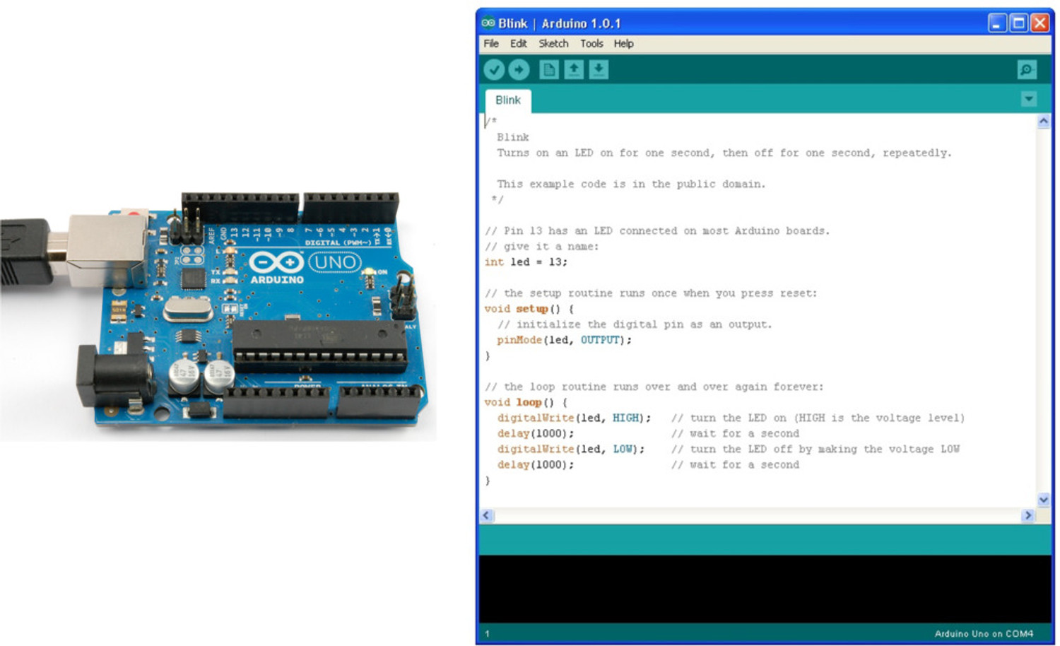 Image of arduino uno Arduino Uno Dip With Upload cable Micro Controller Board Electronic Hobby Kit