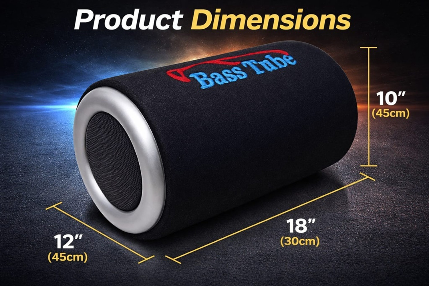 Image of SG Flash HIGH QUALITY AUDIO BT5 5 Inch Bass Tube Subwoofer (Passive , RMS Power: 50 W) Electronic Components Electronic Hobby Kit