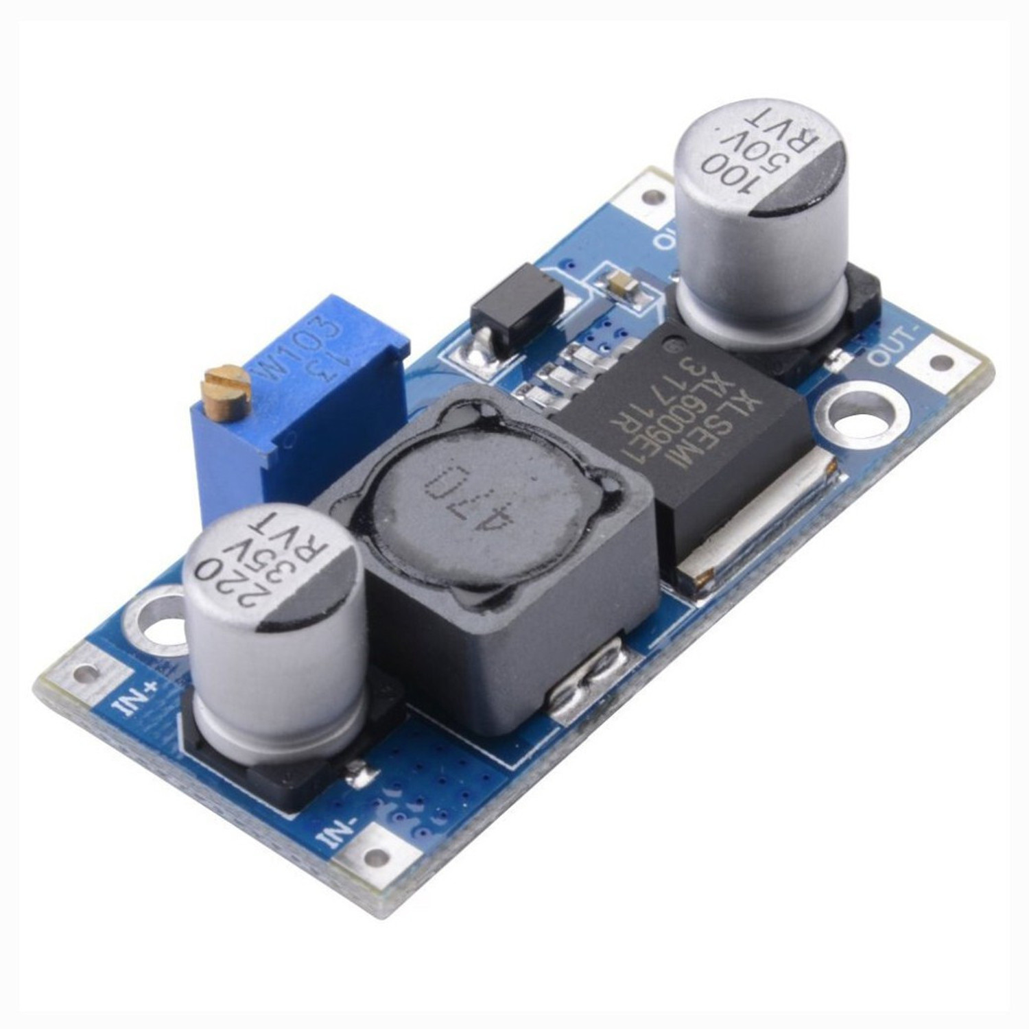 Image of HouseOfCommon XL6009 DC-DC Adjustable Step-up Boost Power -EHK1914 Micro Controller Board Electronic Hobby Kit