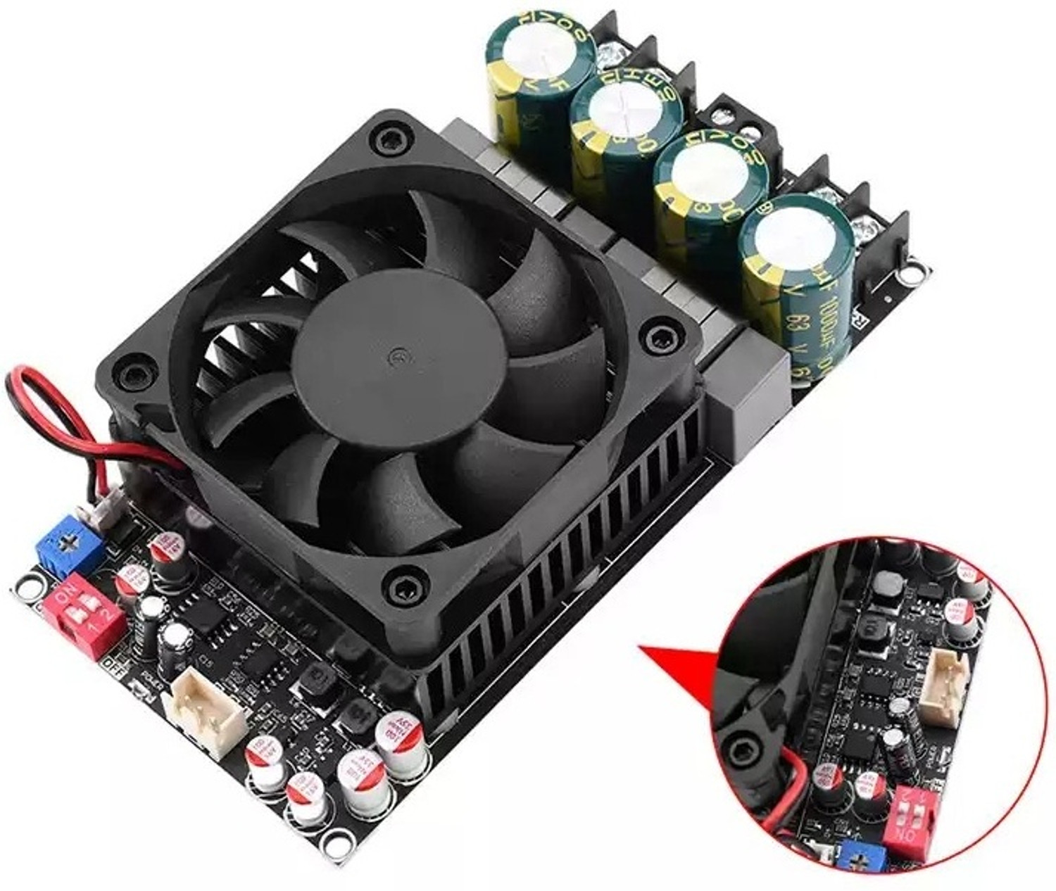 Image of IOTaudios TPA3255 2.0 Digital Power Amplifier Board 300W + 300W Original TPA3255 zk-3002 Miscellaneous Electronic Hobby Kit