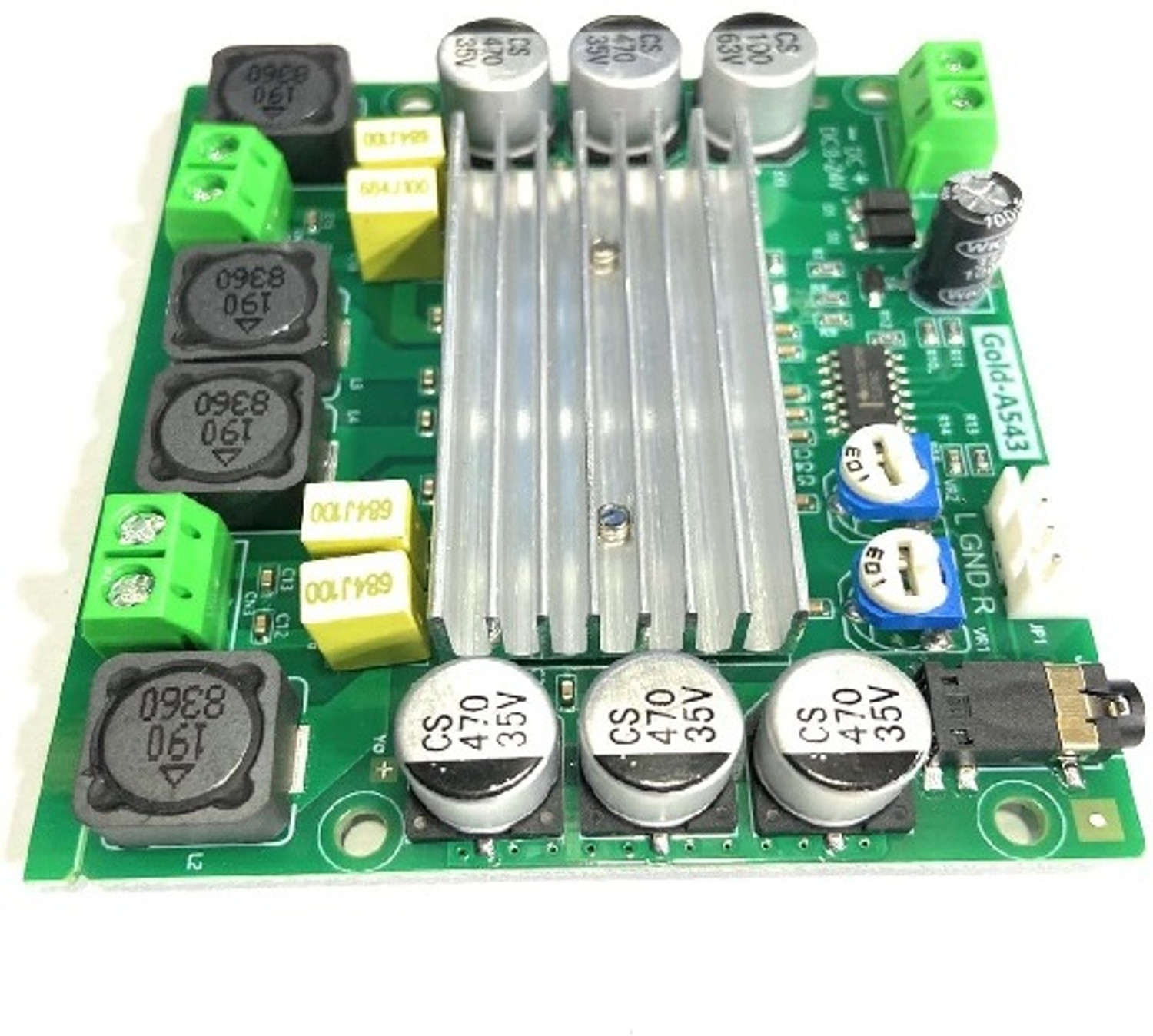 Image of EASTRA PREMIUM Gold-A543 12-26V 120W Dual Channel Amplifier Board Power Supply Electronic Hobby Kit