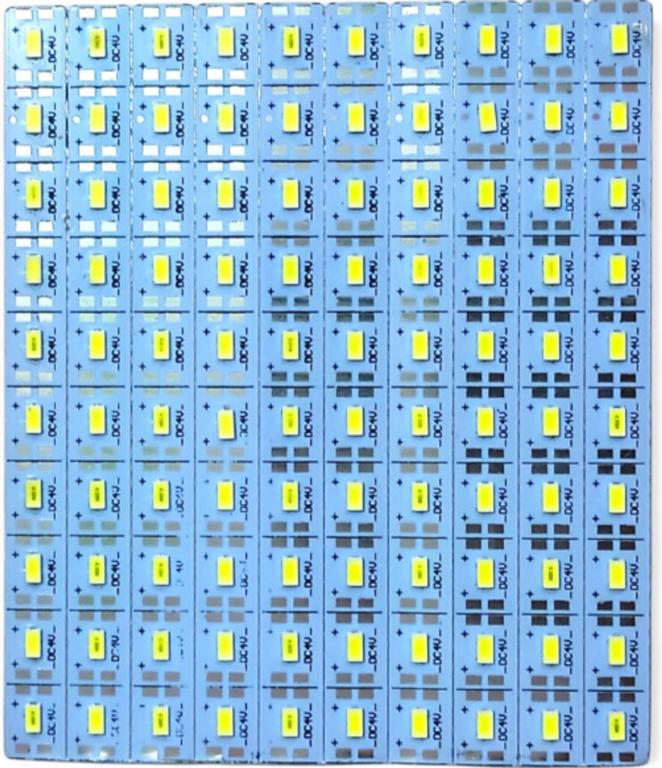 Image of Pal Componants 4v 100LED Strip Aluminium Light Bulbs,White Color LED Module Electronic Hobby Kit