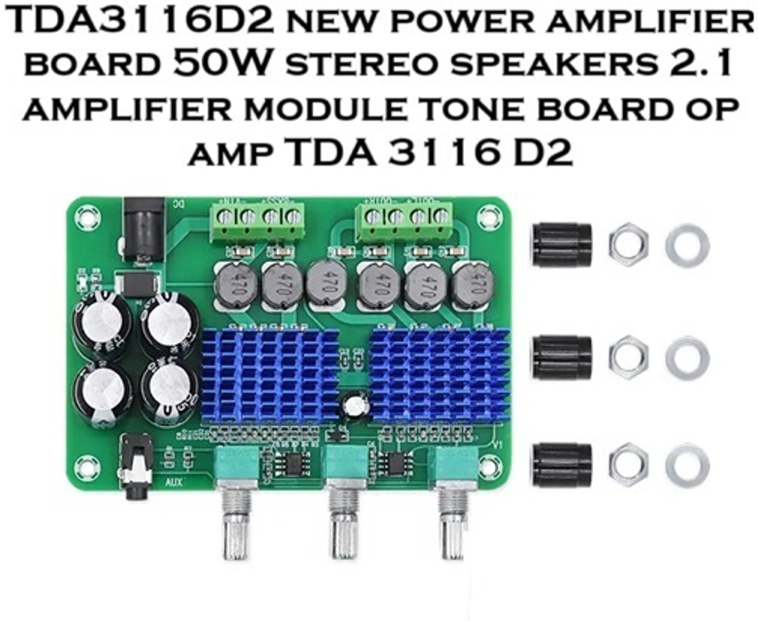 Image of SG Flash QUALITY tpa3116d2 High Digital Amplifier Board 2.1 Channel Speaker Electronic Components Electronic Hobby Kit
