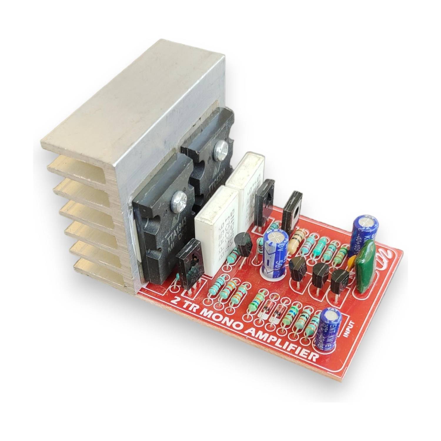 High Tech 2 Transistor MONO Pre-Amp Board, Max Power Reach 200W