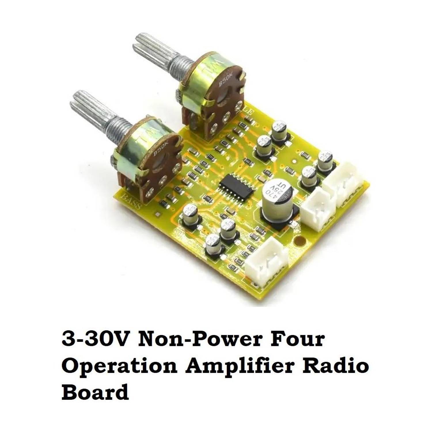 3REE HIGH QUALITY 3-30V Non-Power Four-Operation Amplifier Radio Board Electronic Components Electronic Hobby Kit