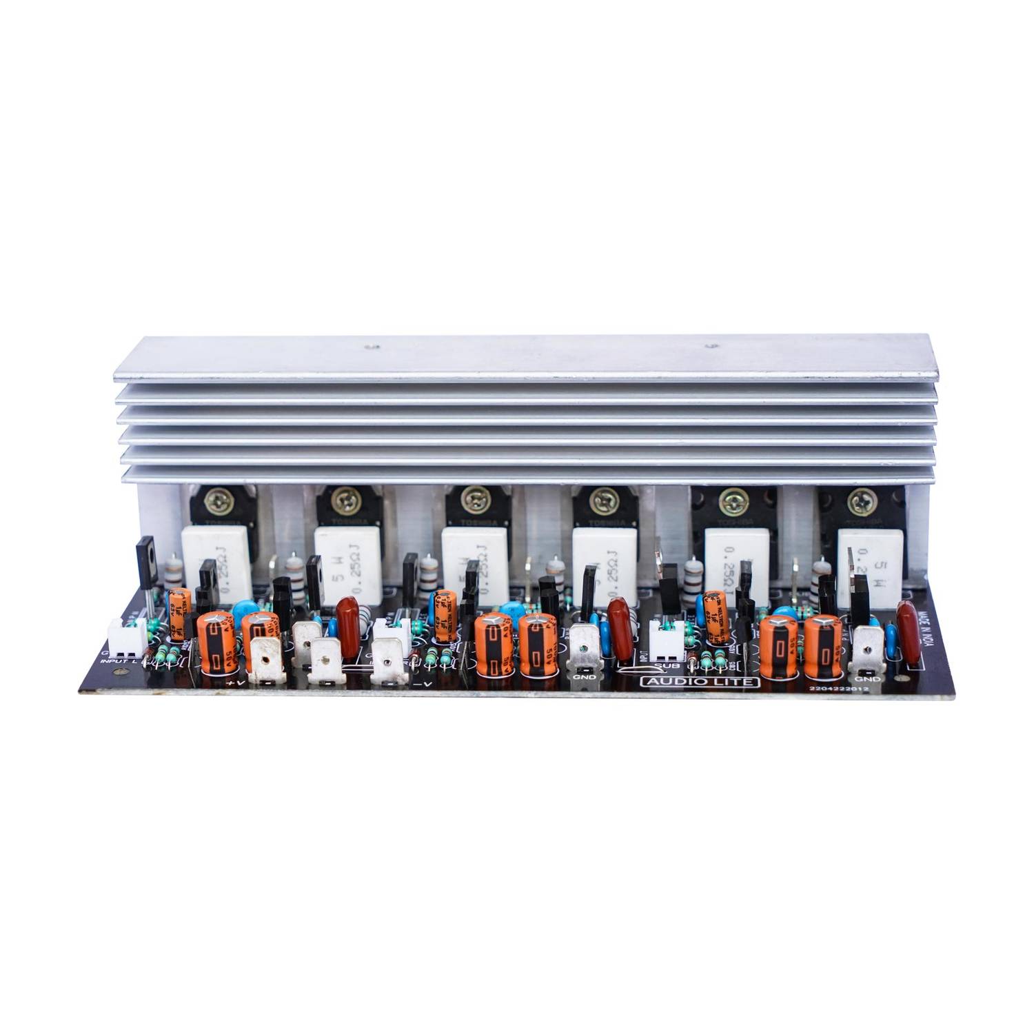 AUDIO LITE 250W RMS 2.1 Amplifier Board Using 2SC5200 + 2SA1943 Sound Recorder and Sound Circuit Electronic Hobby Kit