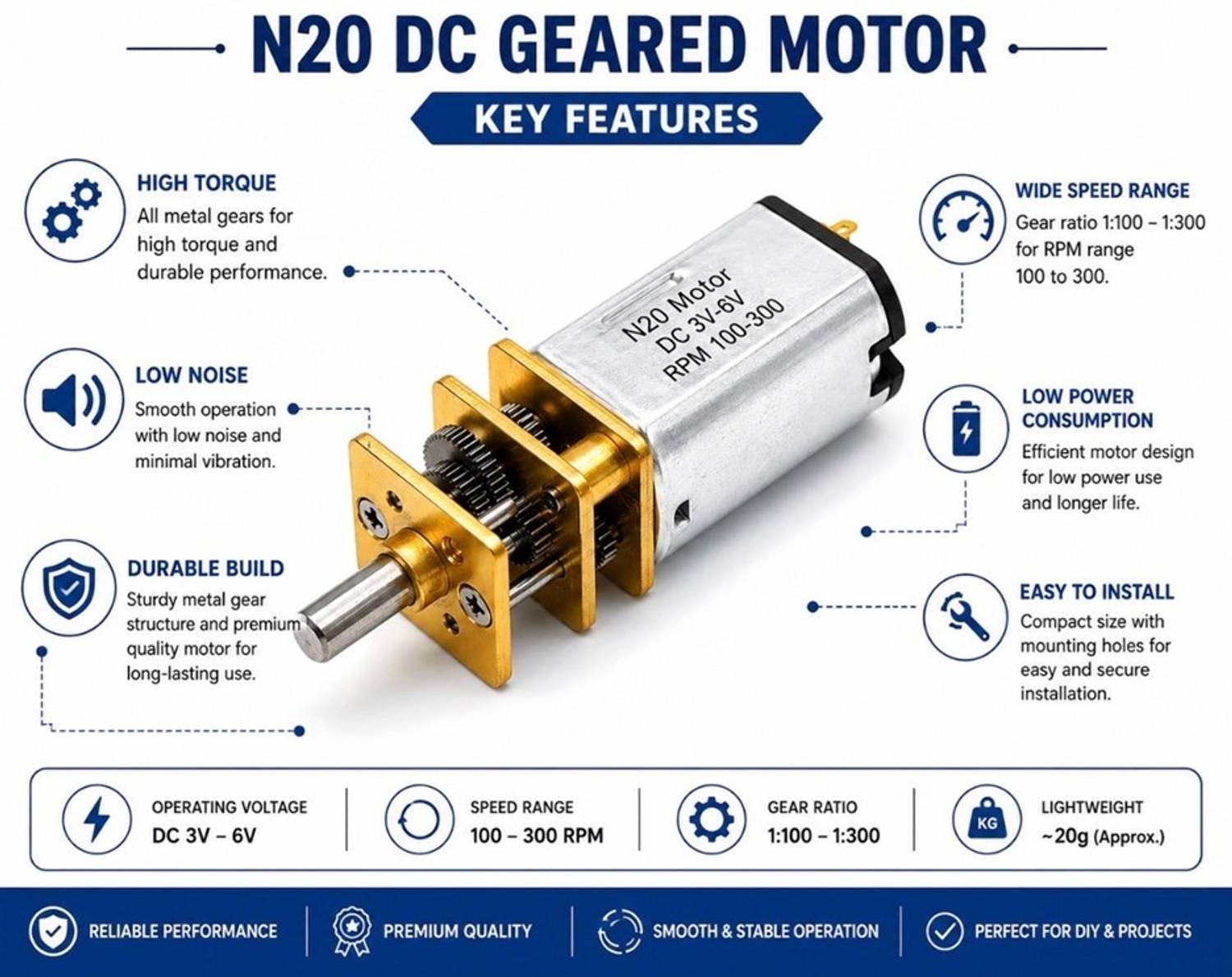 3REE N20 Motor (Pack of 4) - Image 4