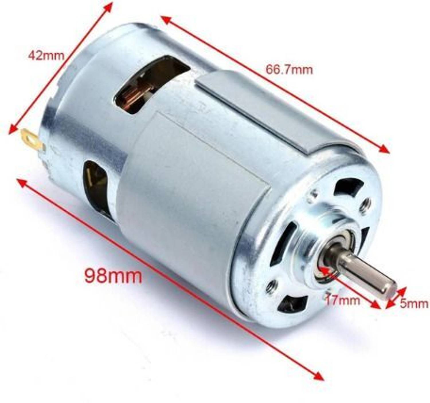 RAMJIENTERPR 12V-24V 10000-20000 RPM RS-775 Motor Kit - Image 2