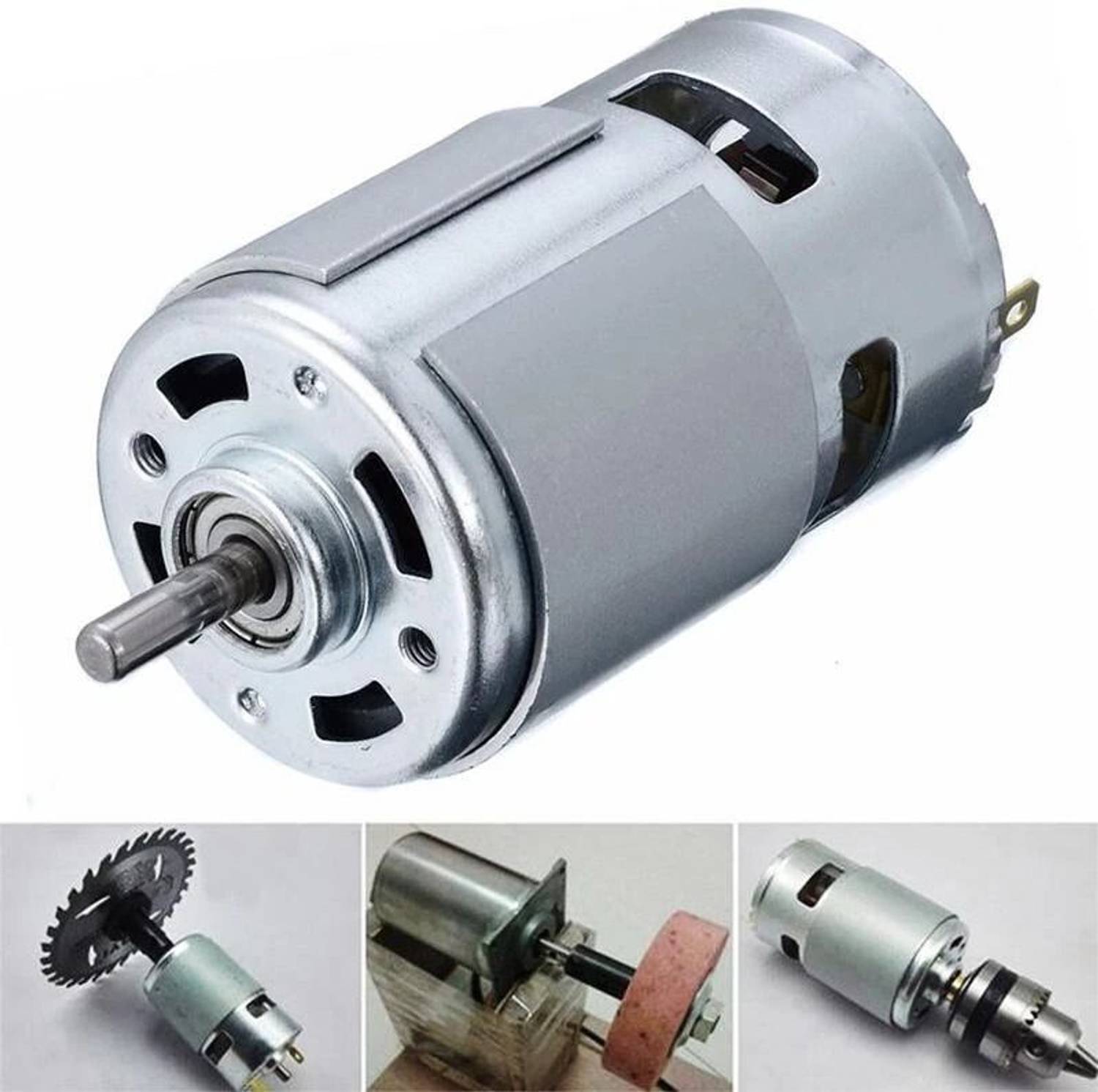 EASTRA 12V-24V 10000-20000 RPM RS-775 DC Motor Kit - Image 1