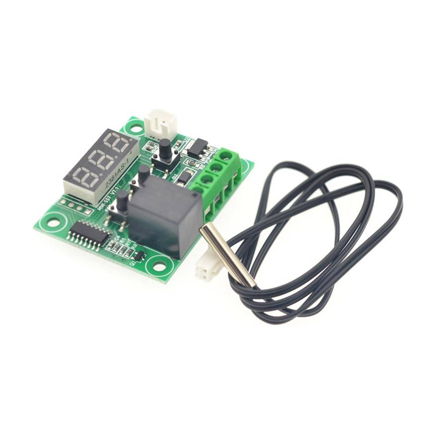 APTECHDEALS W1209 50~100 digital temperature controller thermostat Timer Counter and Clock Electronic Hobby Kit