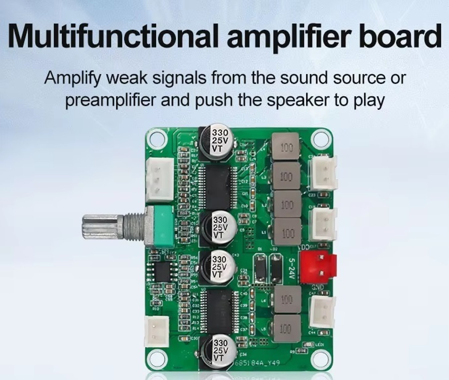Image of SG Flash HIGH QUALITY 12 24V 2x50+100W 2.1 Digital Amplifiers Audio Speaker Board TPA3118 Power Supply Electronic Hobby Kit