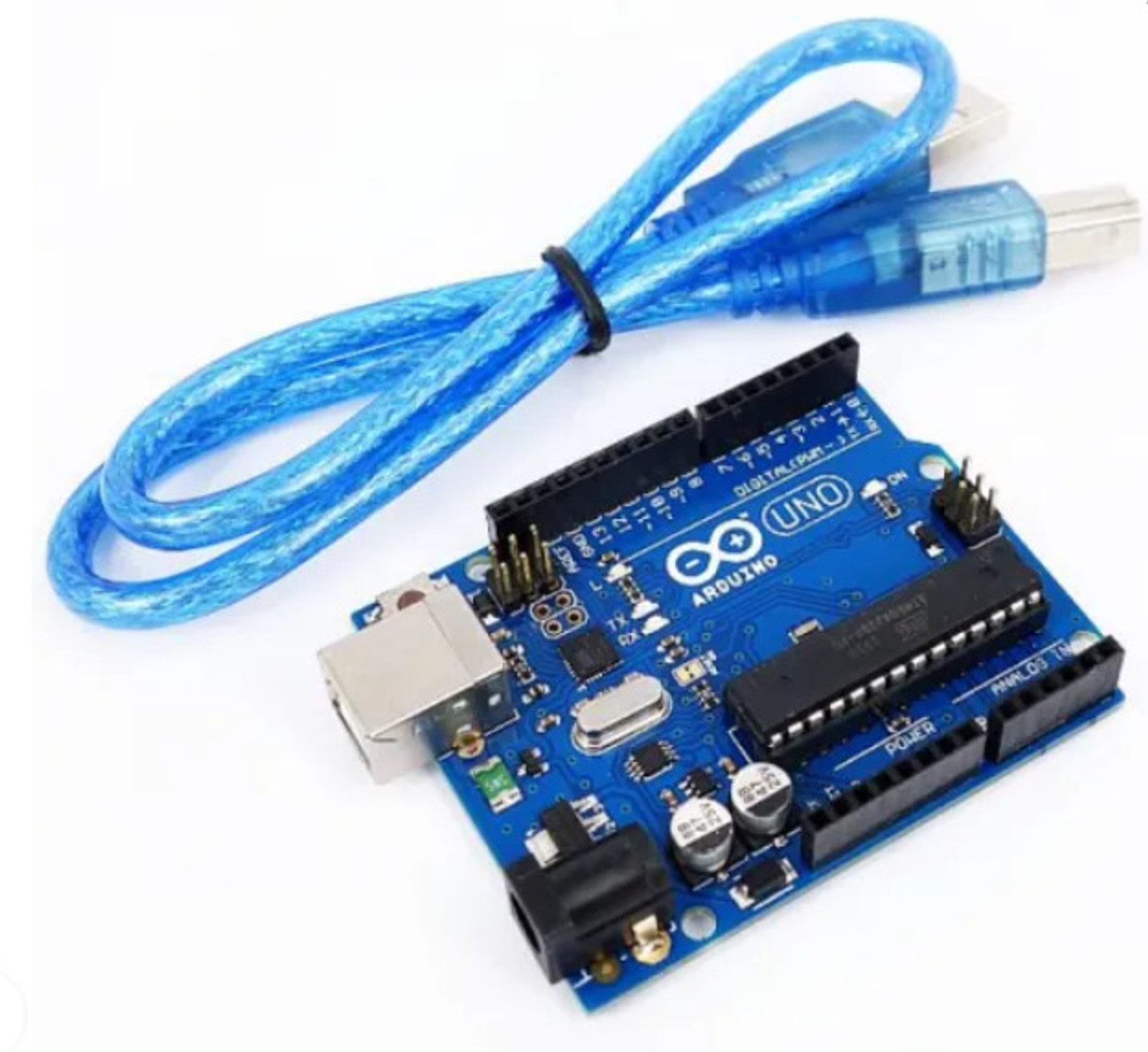 Image of arduino uno Arduino Uno Dip With Upload cable Micro Controller Board Electronic Hobby Kit