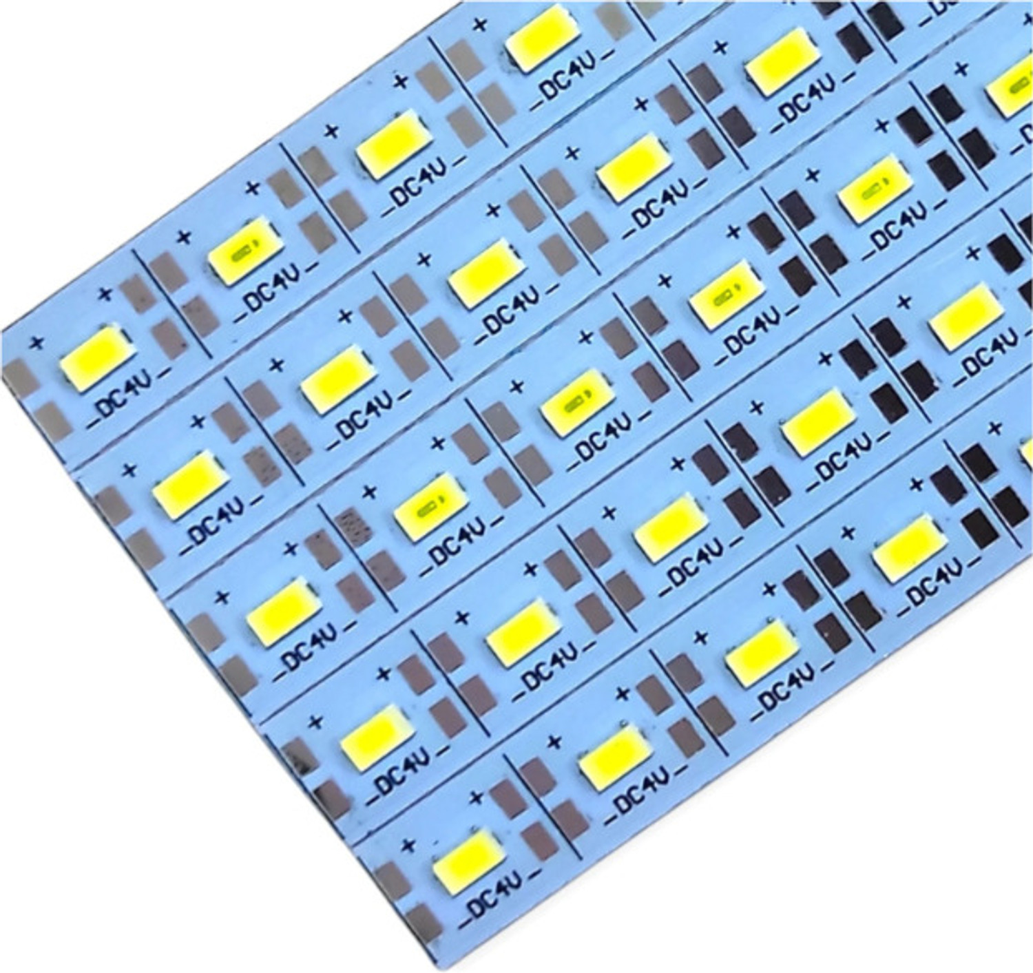 Image of Pal Componants 4v 100LED Strip Aluminium Light Bulbs,White Color LED Module Electronic Hobby Kit