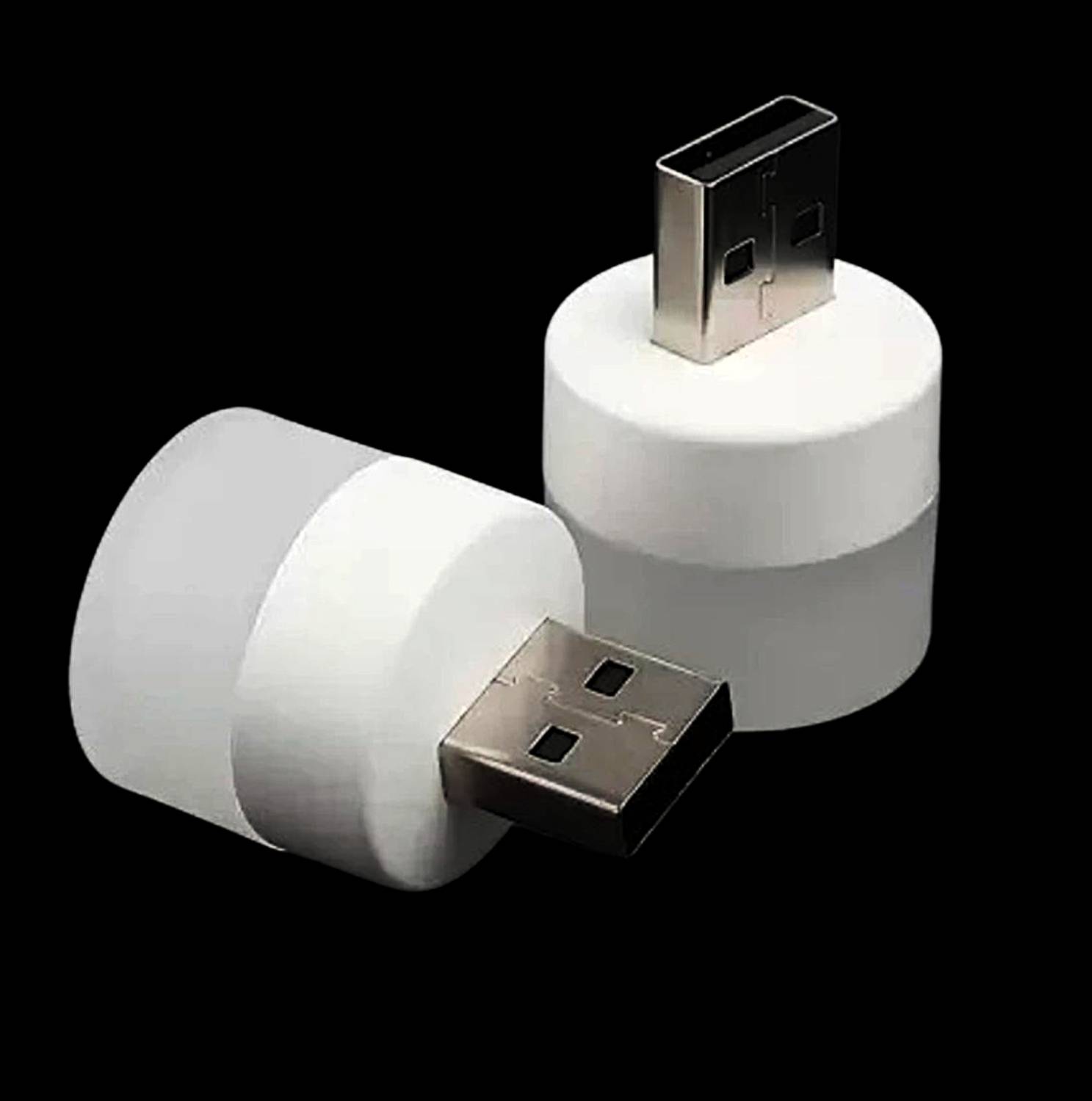 AVISRI (PACK OF 2) USB Mini LED Night Light Cool White USB-Led Light (White) LED Module Electronic Hobby Kit