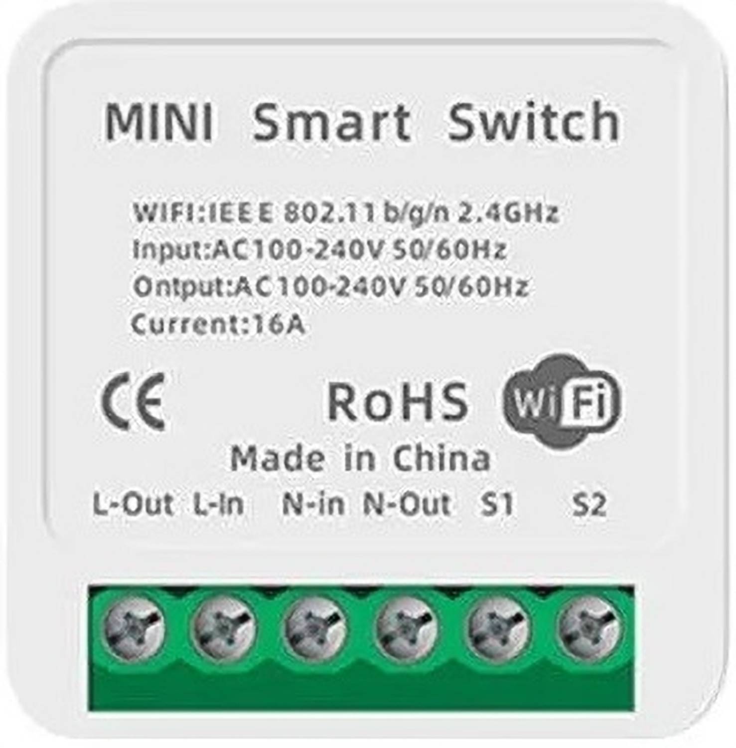 3REE HIGH QUALITY Smart WiFi Light Switch, 16A, Compatible with Remote Control Electronic Components Electronic Hobby Kit