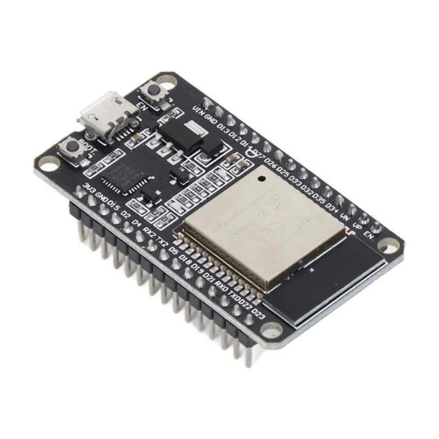 Image of Prakti ESP32 Dev Board 30 Pin CP2102 USB-UART, WiFi, BLE, Dual-Core Power MCU Electronic Components Electronic Hobby Kit