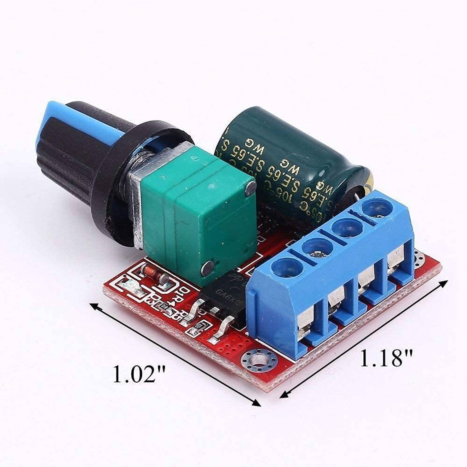 Stookin 3V-35V PWM DC Motor Speed Regulator - Image 3