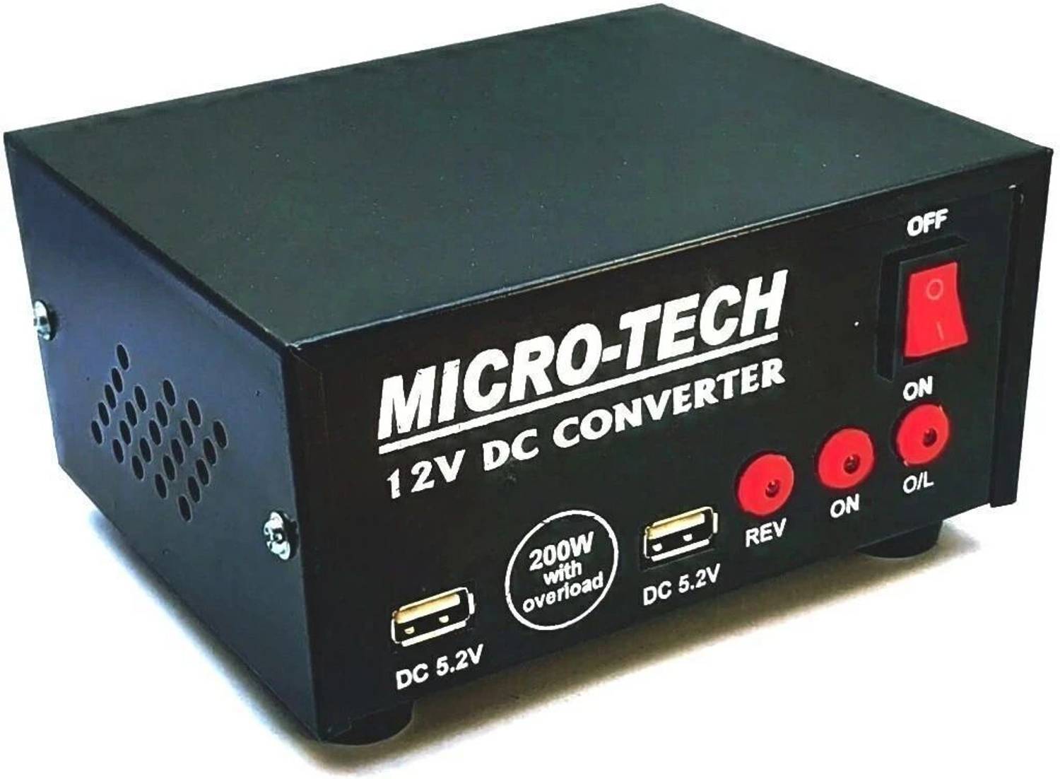Microtech 200 Watt 12V DC to AC Inverter Kit - Image 1