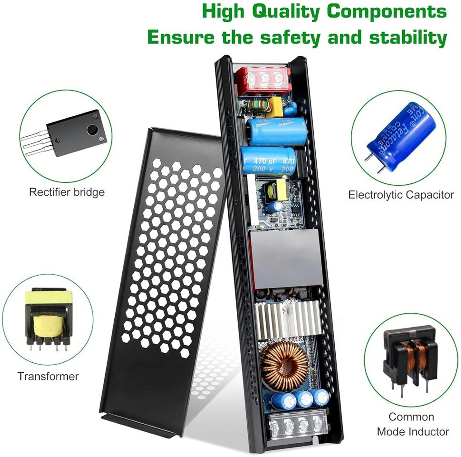 Image of SG Flash PREMIUM 12V 33A 400W AC 110-130V to DC 12V Converter Transformer Power Supply Electronic Hobby Kit