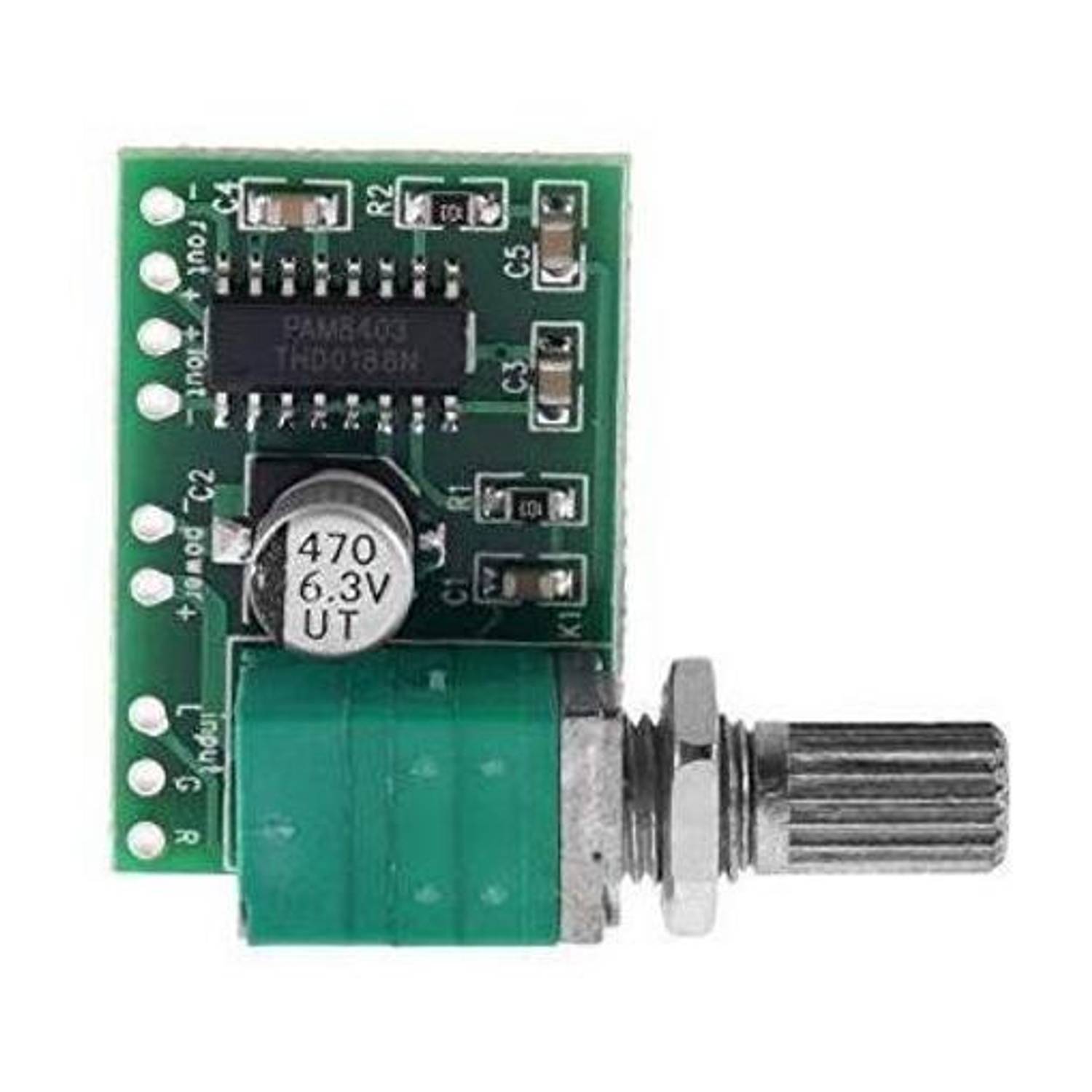 arduino M406 Mini PAM8403 5V 2Channel USB Power Audio Amplifier Board Volume Control HC Sound Recorder and Sound Circuit Electronic Hobby Kit