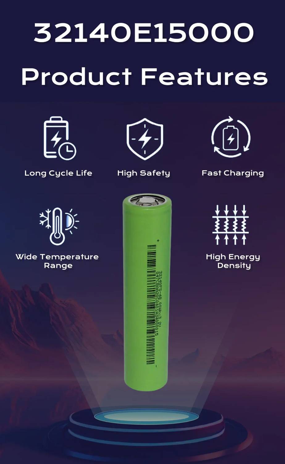 SG Flash 15000mAh 3.2V Rechargeable Cell - Image 2