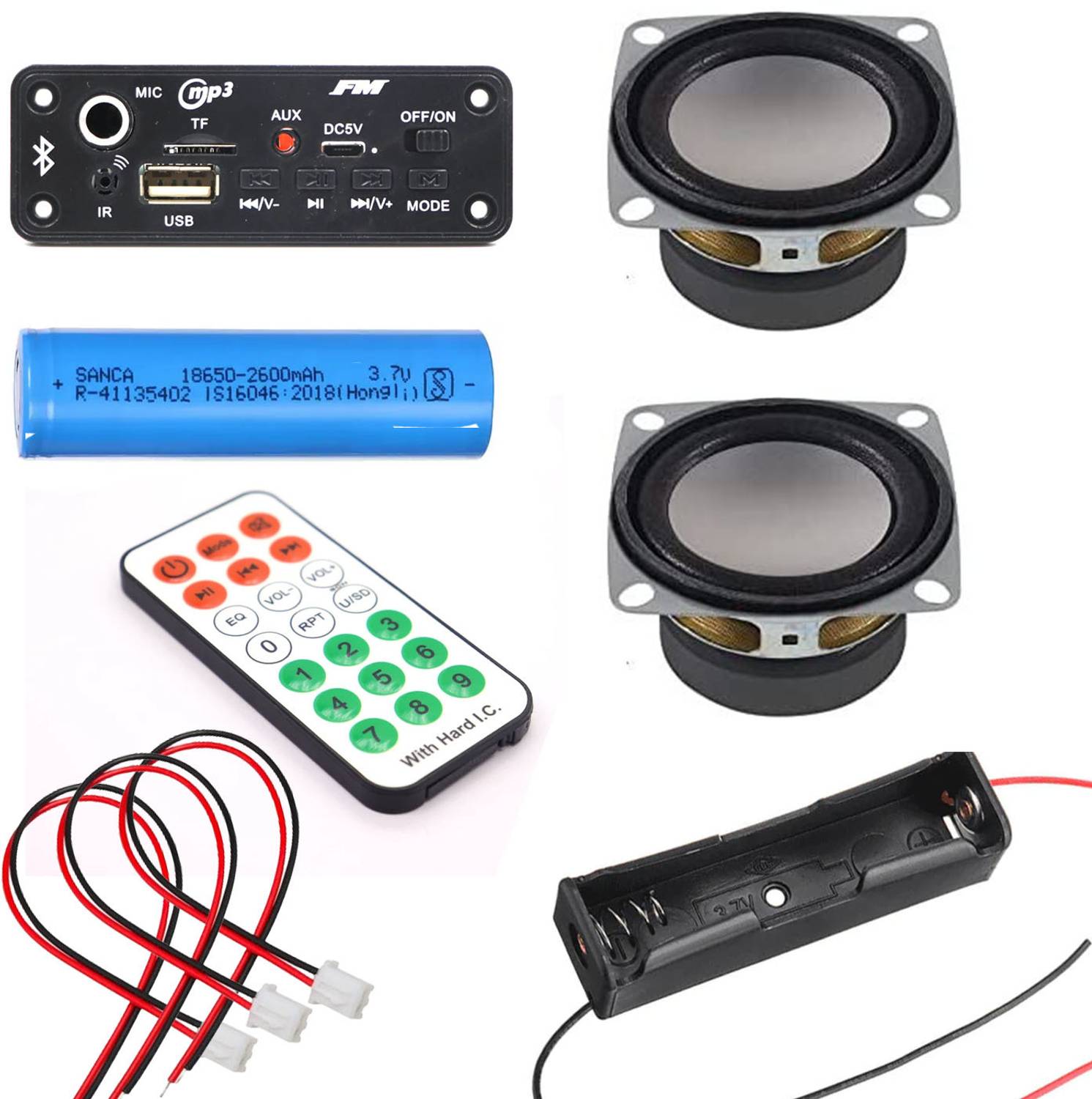 Electrobot DIY Speaker Kit with Bluetooth - Image 1